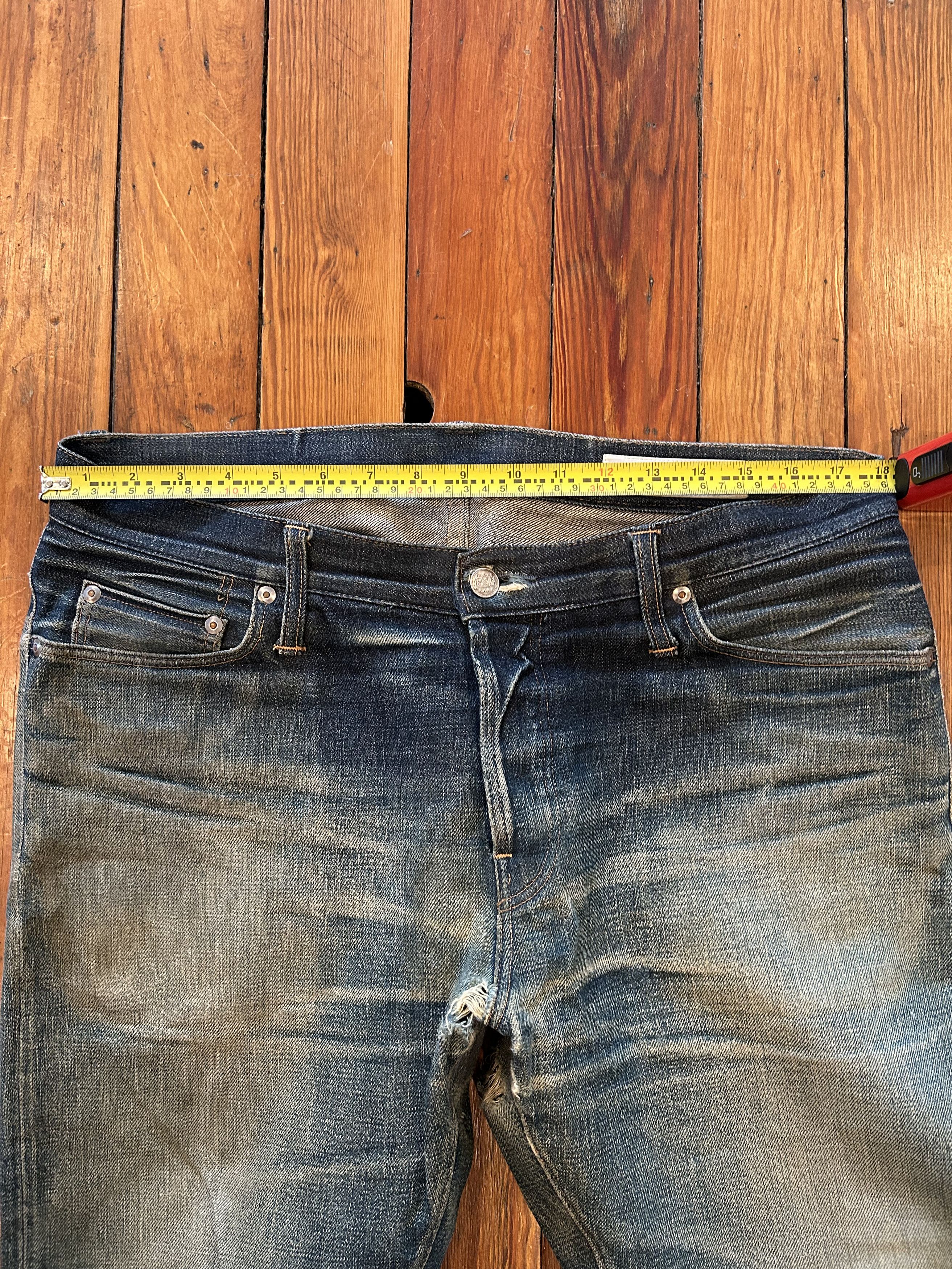 Big John Big John R009 (000) RARE JEANS SLIM Size US 34 / EU 50 - 2 Thumbnail