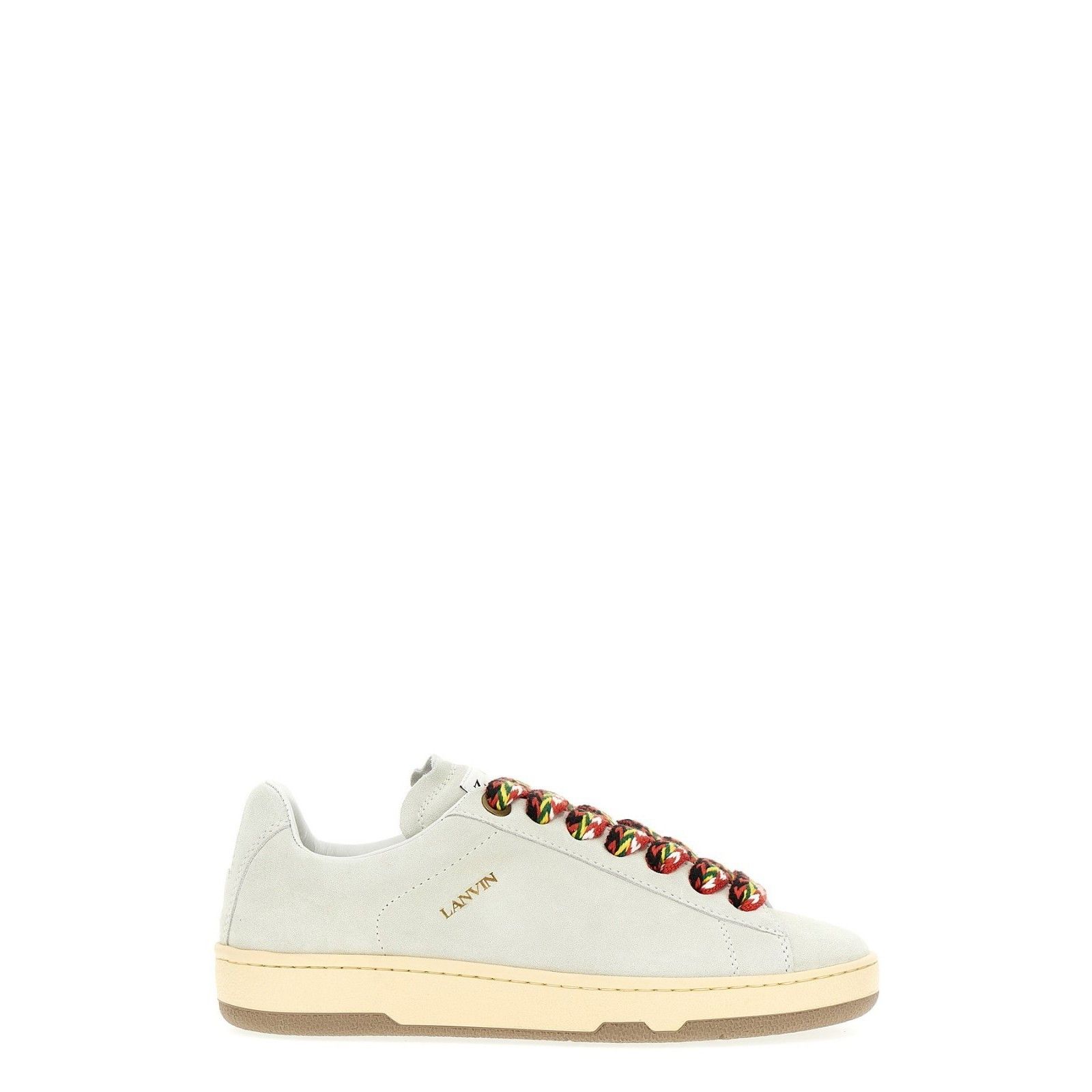 Lanvin LANVIN Curb Lite White Suede Sneakers New & Authentic (Men's Size US 9 / EU 42 - 1 Thumbnail