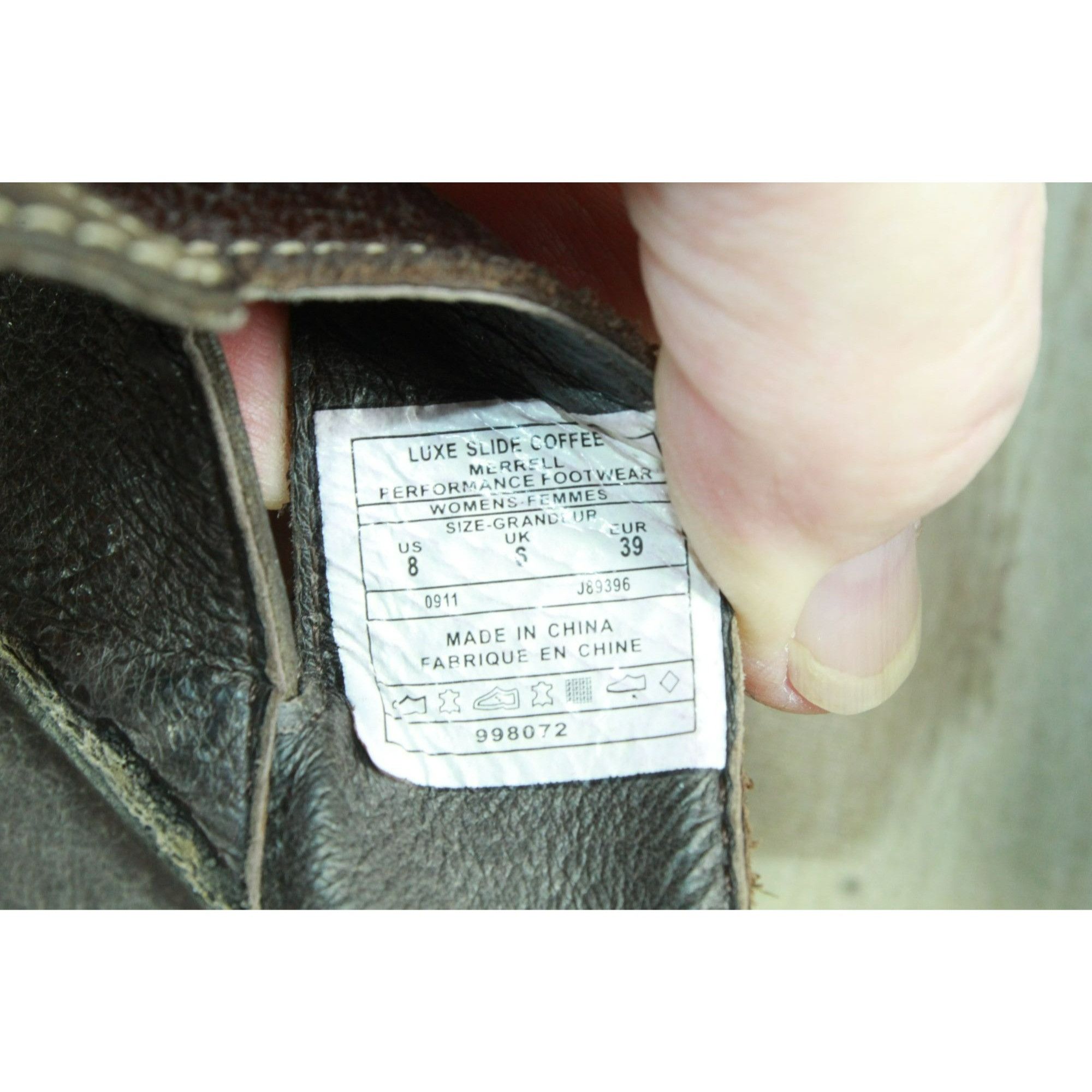 Leather × Merrell Merrell Luxe Slide Leather Comfort Wedge Boho Sandals Size US 8 / IT 38 - 8 Thumbnail