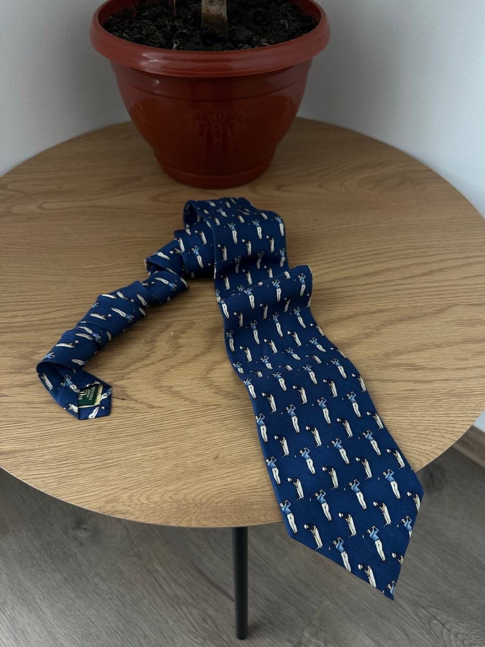 Polo Ralph Lauren Vintage Ralph Lauren Golf Tie Blue Silk Necktie Size ONE SIZE - 4 Thumbnail