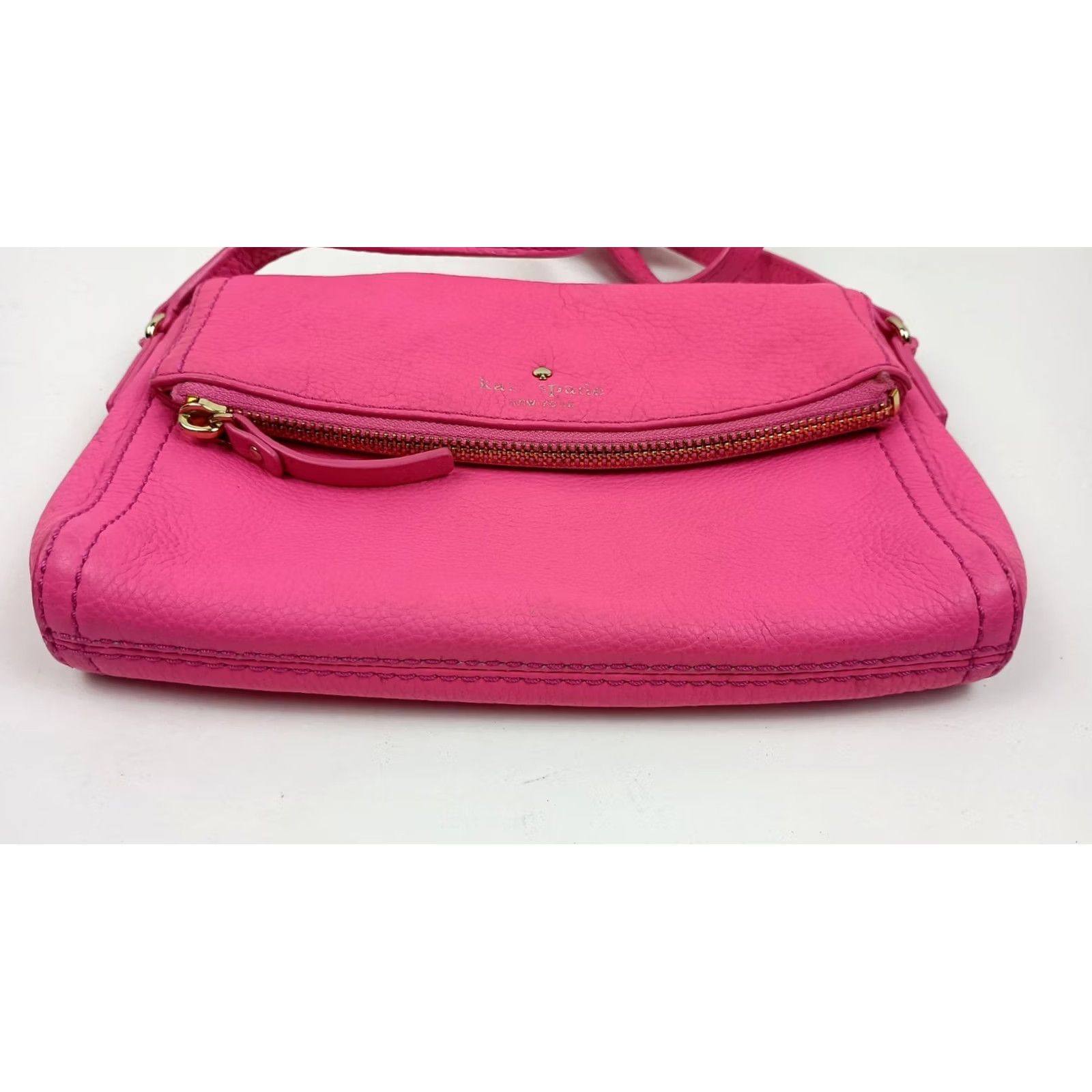 Vintage kate spade new york Pebbled Leather Shoulder Bag Purse Pink Women Size ONE SIZE - 4 Thumbnail