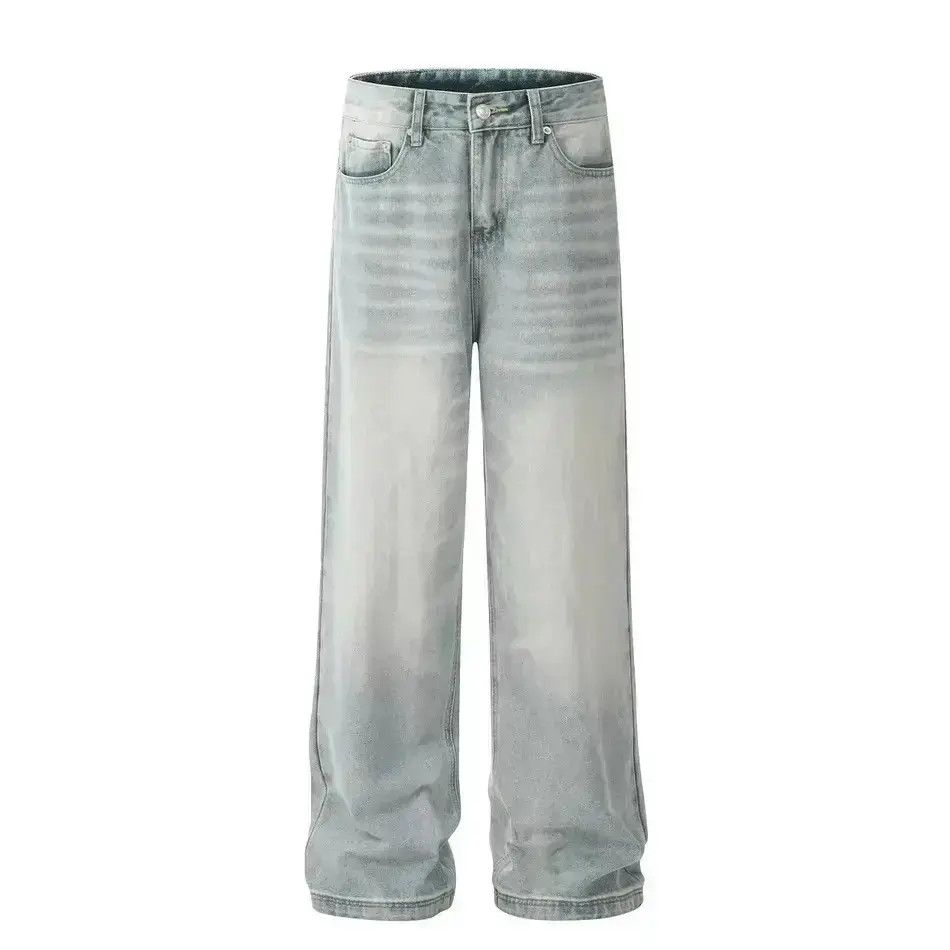 Japanese Brand Vintage washed high street style baggy jeans Size US 32 / EU 48 - 6 Thumbnail