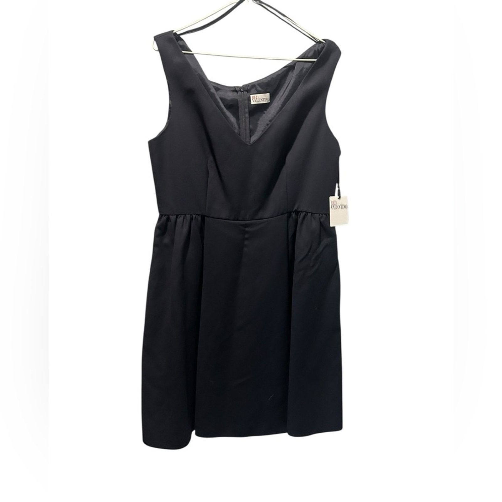 RED Valentino RED Valentino Navy Pockets Cotton Viscose Dress NWT 12 Size XL / US 12-14 / IT 48-50 - 2 Thumbnail