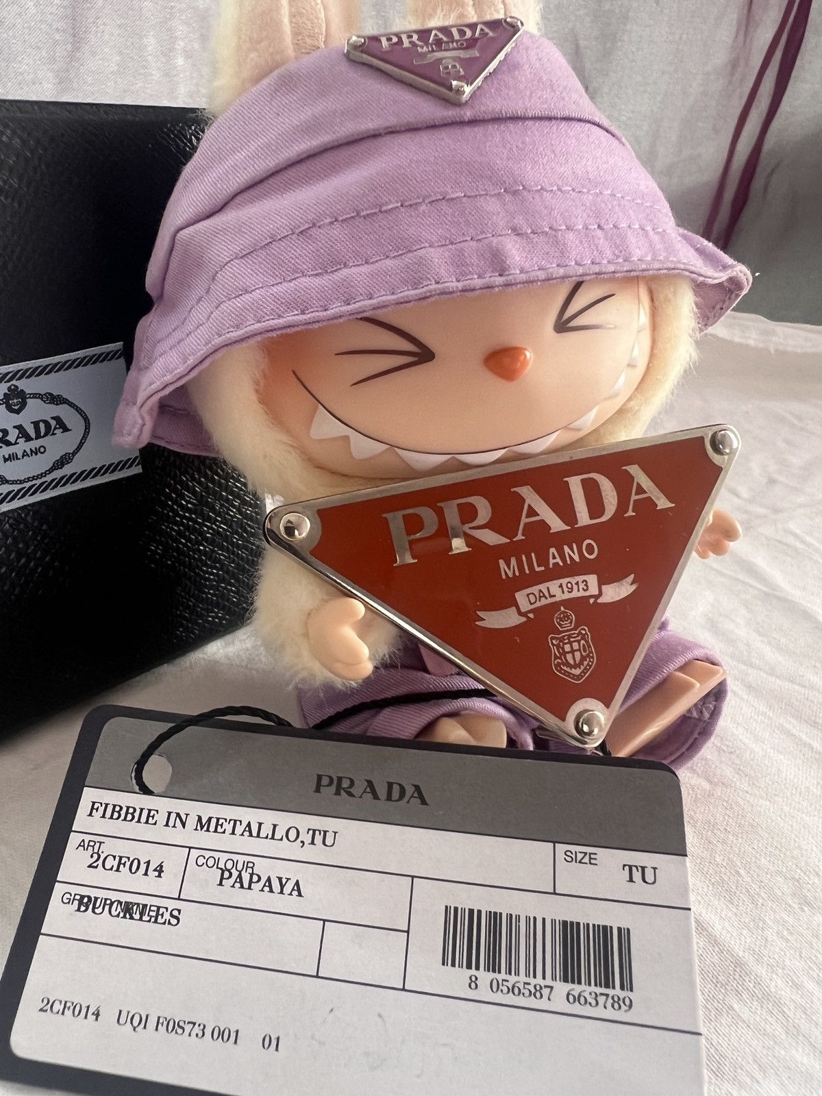 Prada 🔺Prada triangle logo metal belt buckle Size ONE SIZE - 2 Thumbnail