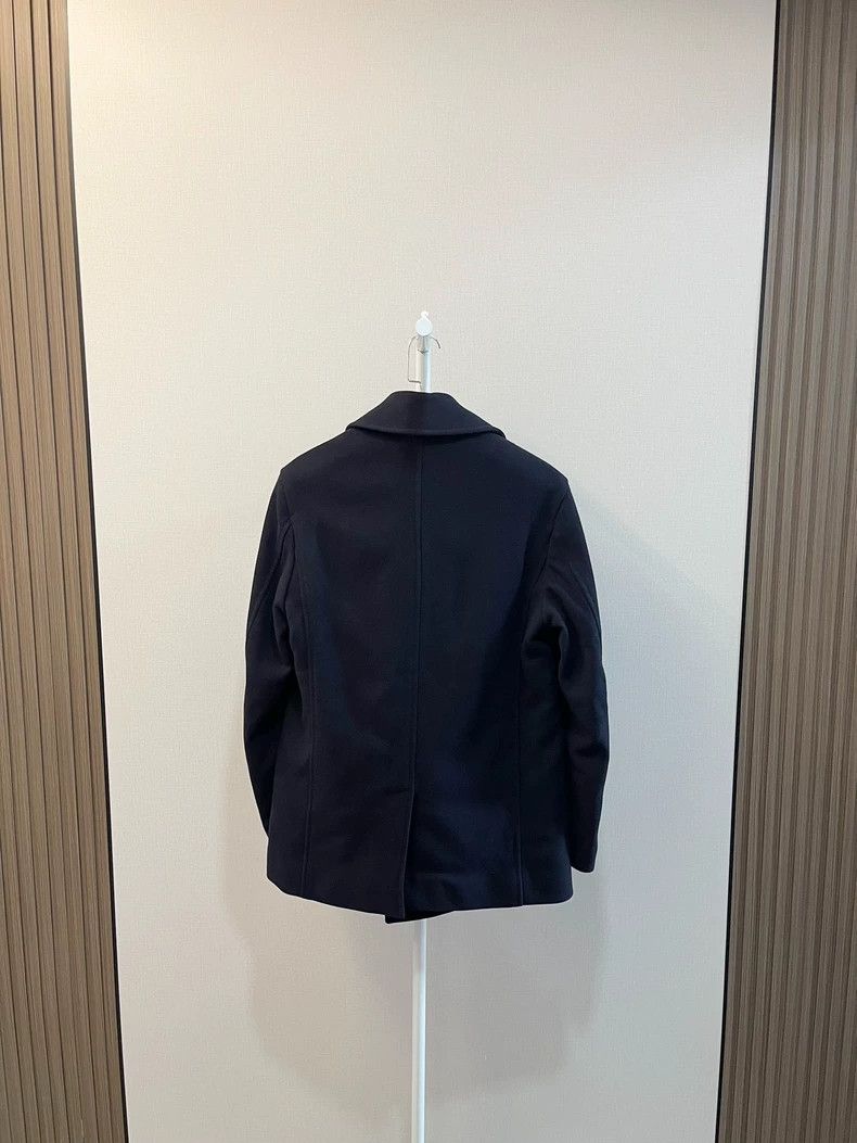 Gucci Gucci Dark blue double-breasted wool coat jacket 2502-Nexta Size US M / EU 48-50 / 2 - 2 Thumbnail