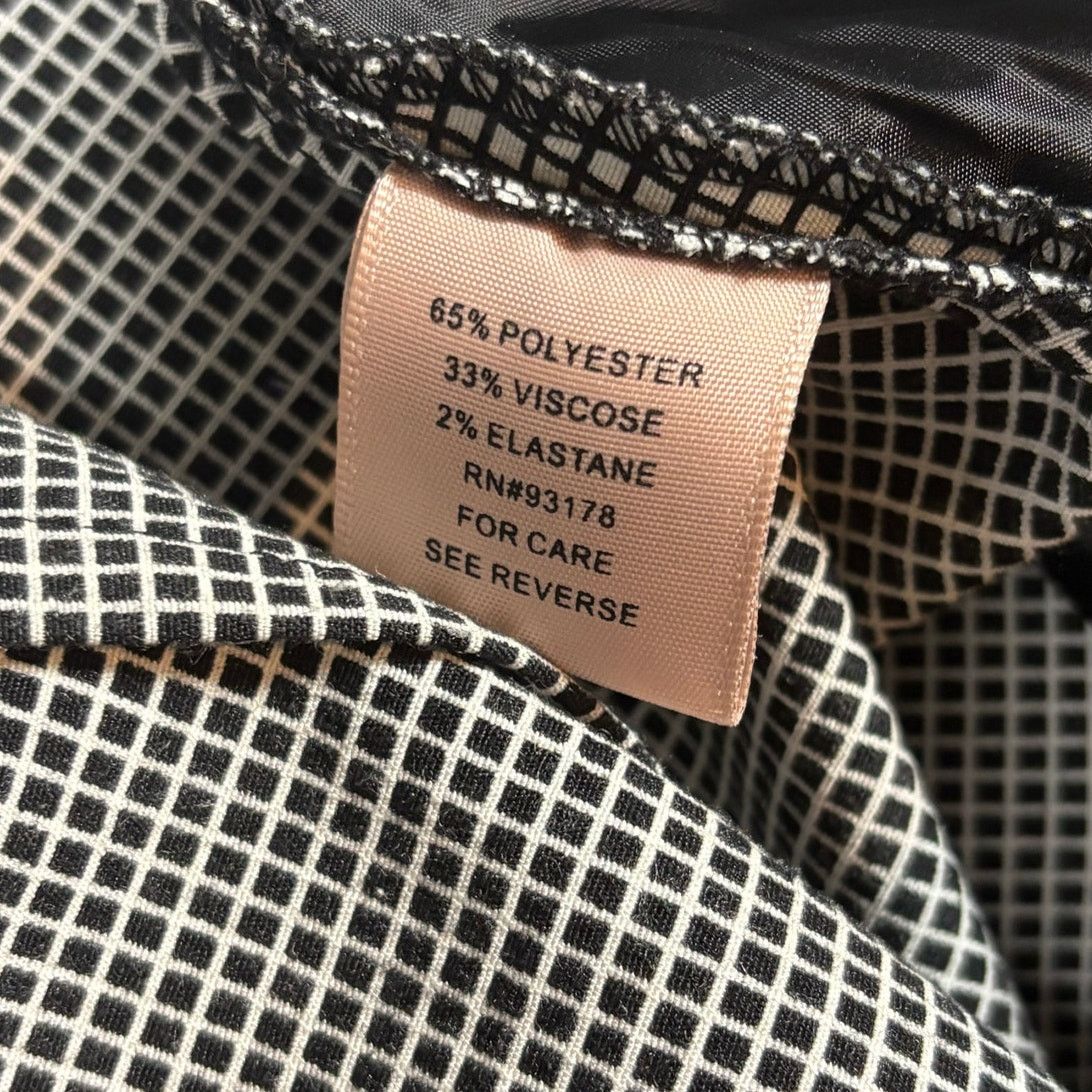 Other Philosophy Republic Clothing Black White Grid Classic #0520 Size 34" / US 12 / IT 48 - 5 Thumbnail