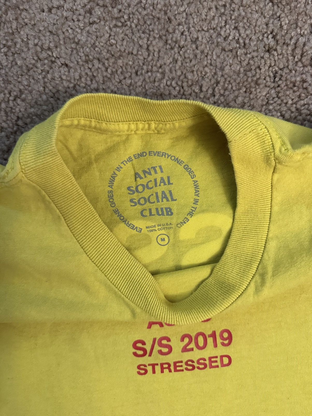 Anti Social Social Club ASSC logo tee Size US M / EU 48-50 / 2 - 3 Thumbnail