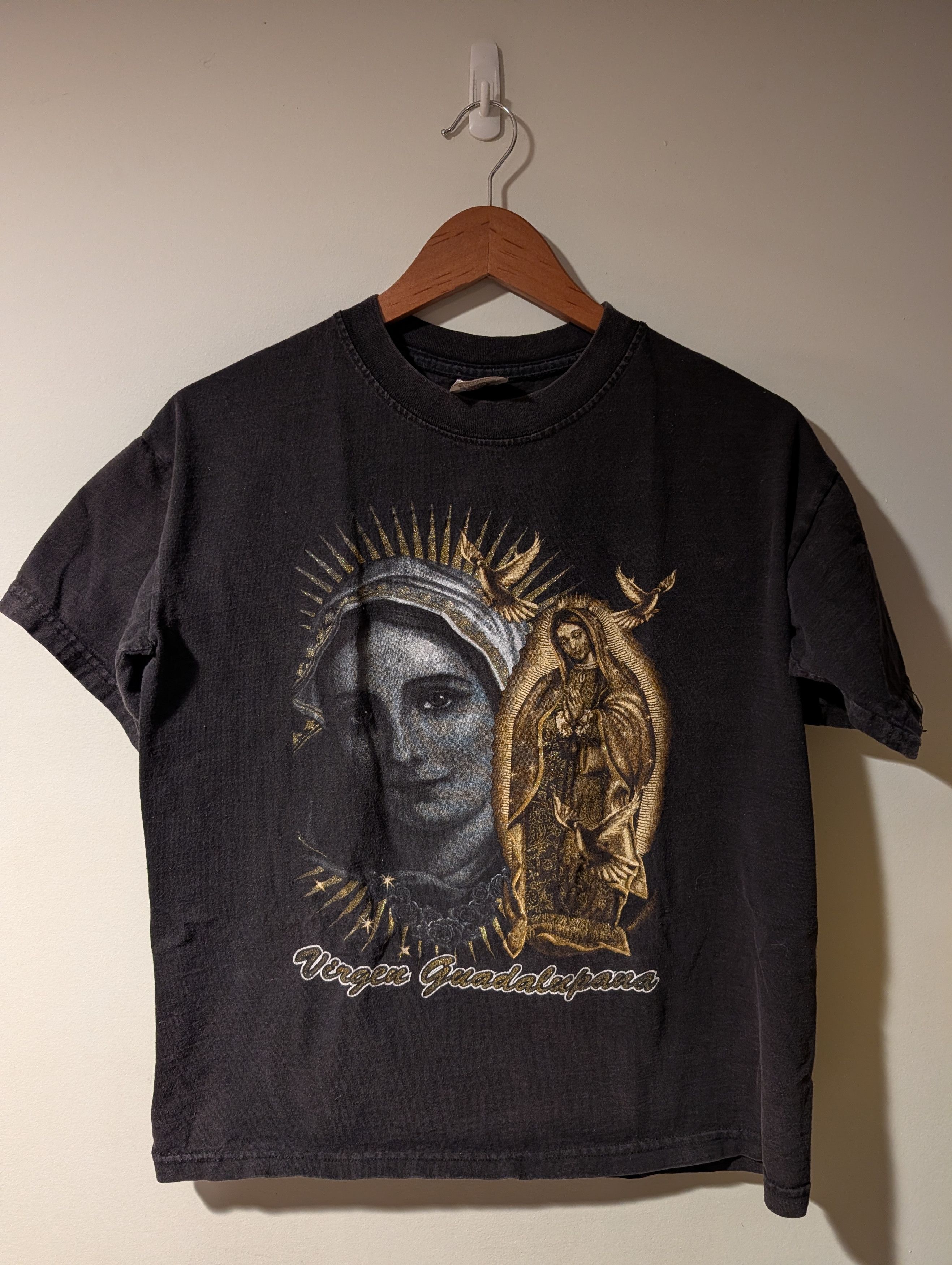 True Religion Virgin of Guadalupe Mexican T-Shirt Catholic Religious Art Size US M / EU 48-50 / 2 - 1 Thumbnail