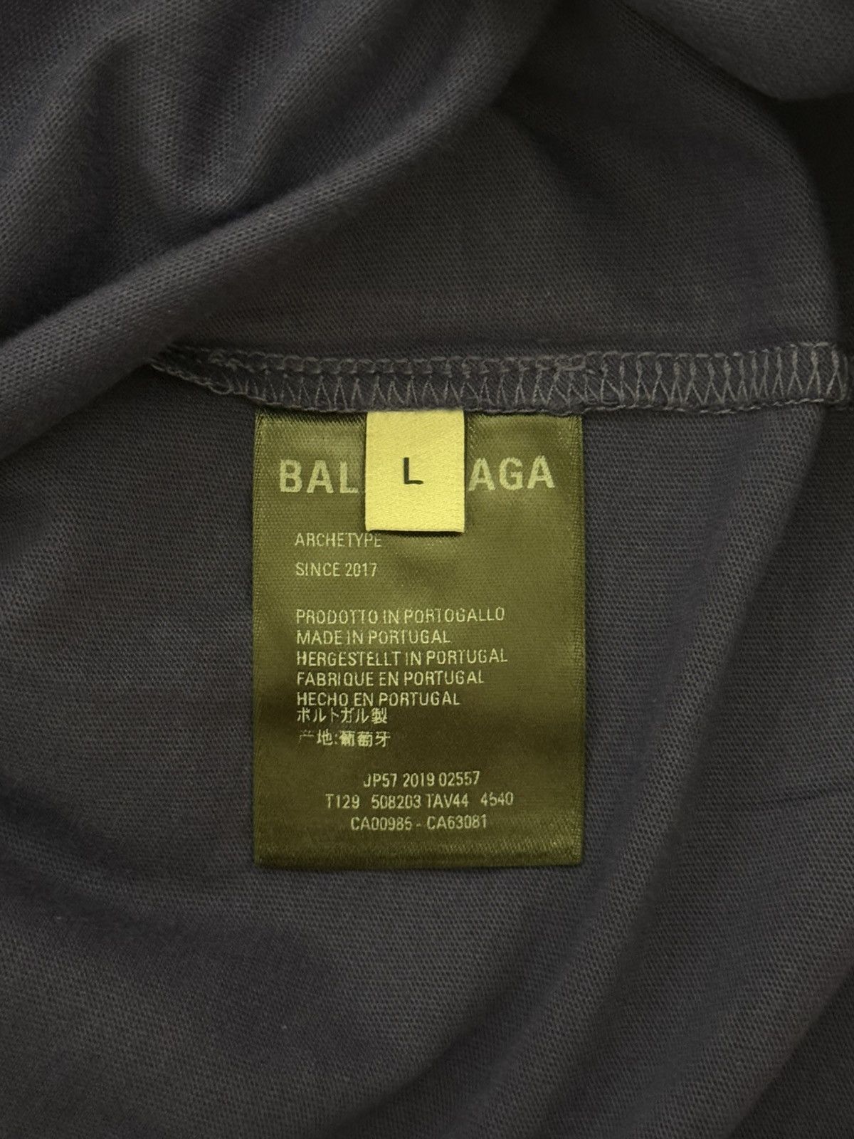 Balenciaga Balenciaga deep blue t shirt Size US L / EU 52-54 / 3 - 6 Thumbnail