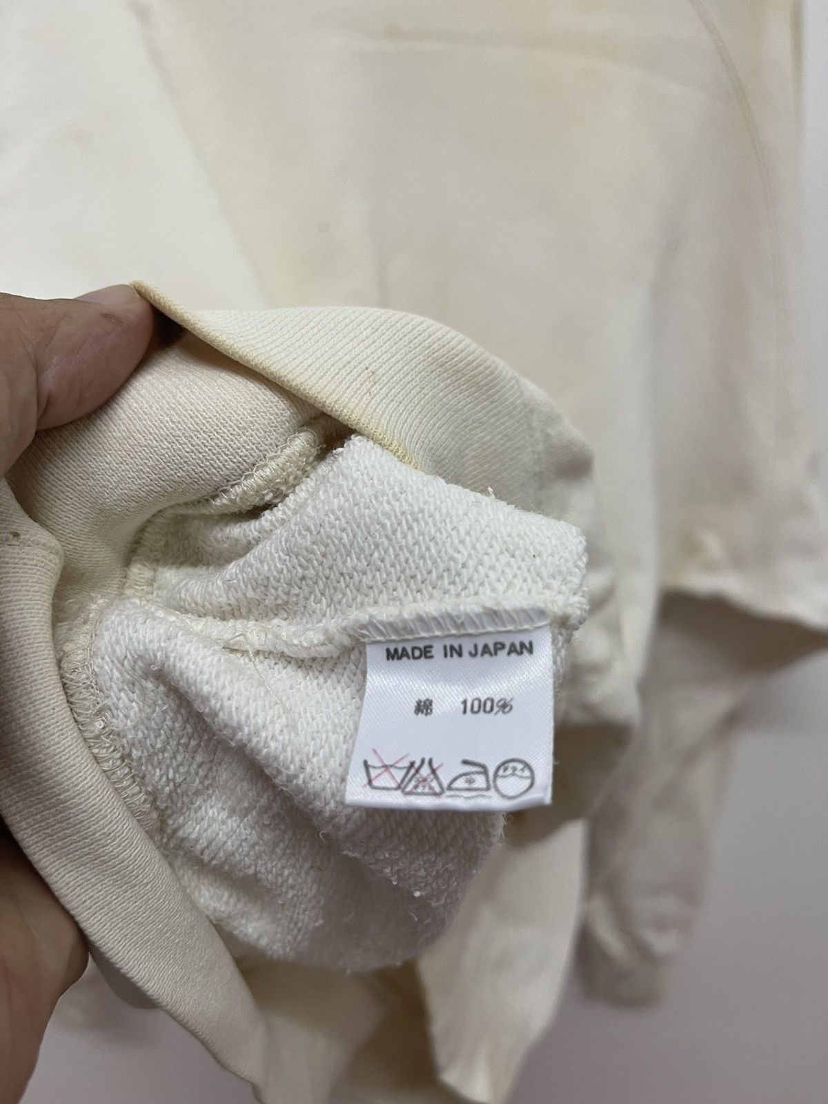 Yohji Yamamoto 90’a Distressed Crewneck Y’s for Men by YOHJI YAMAMOTO Size US XL / EU 56 / 4 - 4 Thumbnail
