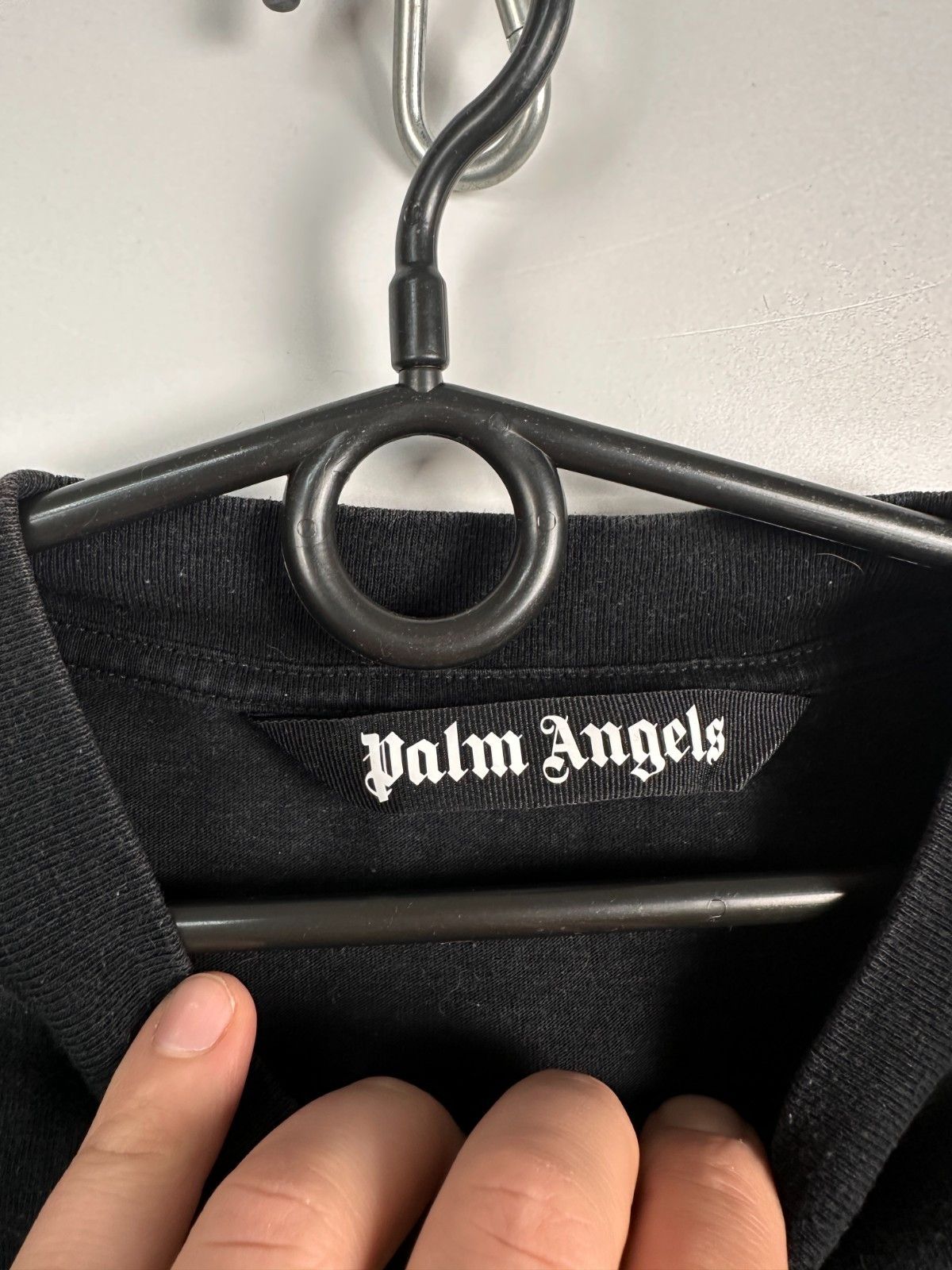 Palm Angels Palm Angels Star Sprayed Logo Tee Black T Shirt Mens Size XL Size US XL / EU 56 / 4 - 6 Thumbnail