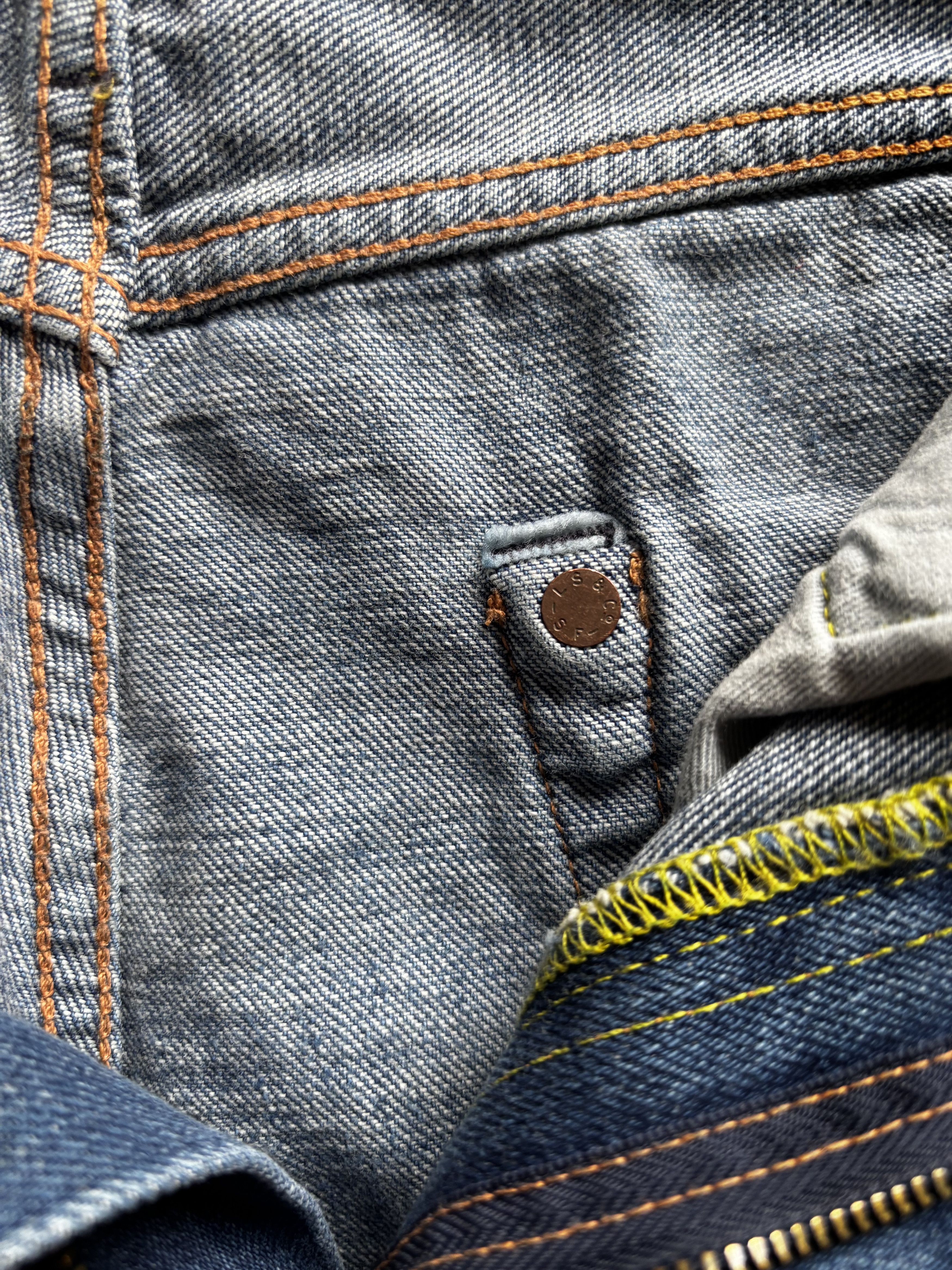 Levi's Vintage Clothing LVC 701 1950s Japanese Selvedge Denim — W28 L30 — NWT Size 28" / US 6 / IT 42 - 10 Thumbnail