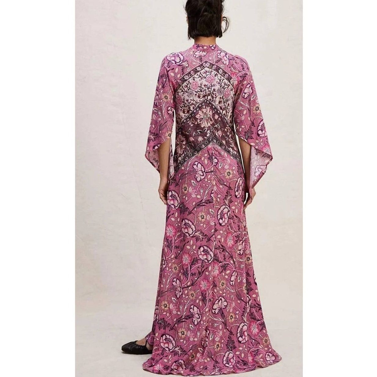 Free People New Free People Jen's Pirate Booty Baroque Hyacinth Gown XS Size XS / US 0-2 / IT 36-38 - 3 Thumbnail