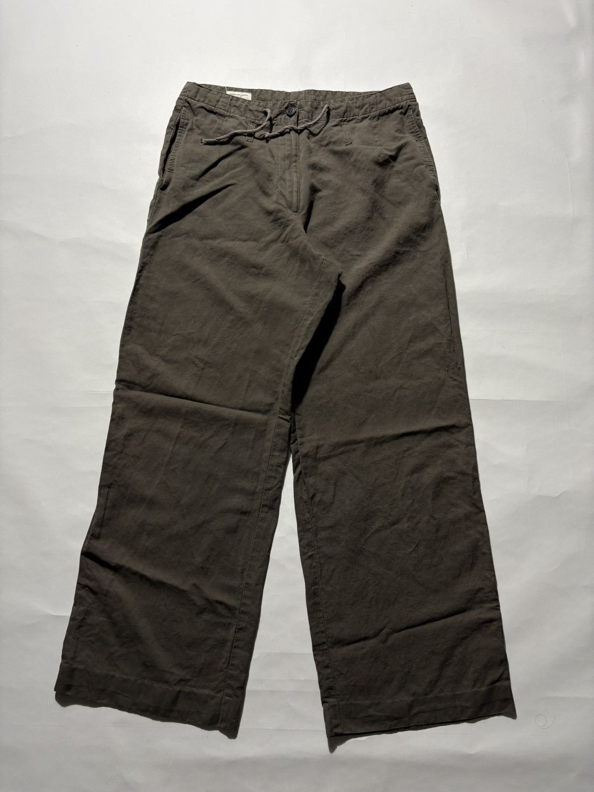 Dries Van Noten DRIES VAN NOTEN WIDE LEG TROUSER PANTS Size 26" / US 2 / IT 38 - 1 Thumbnail