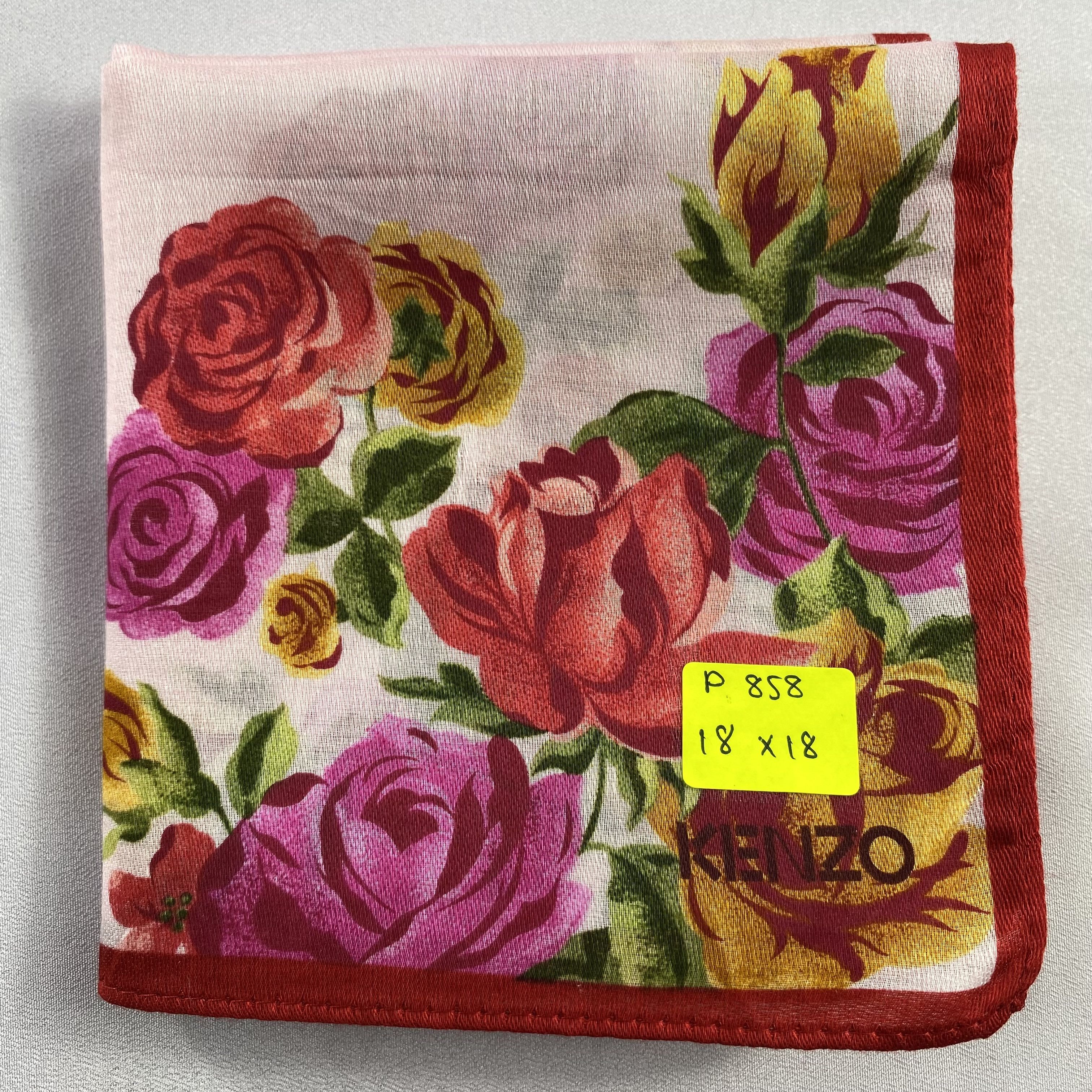 Kenzo × Vintage NWT Kenzo Neckerchief / Bandana / Handkerchief-P858 Size ONE SIZE - 5 Thumbnail