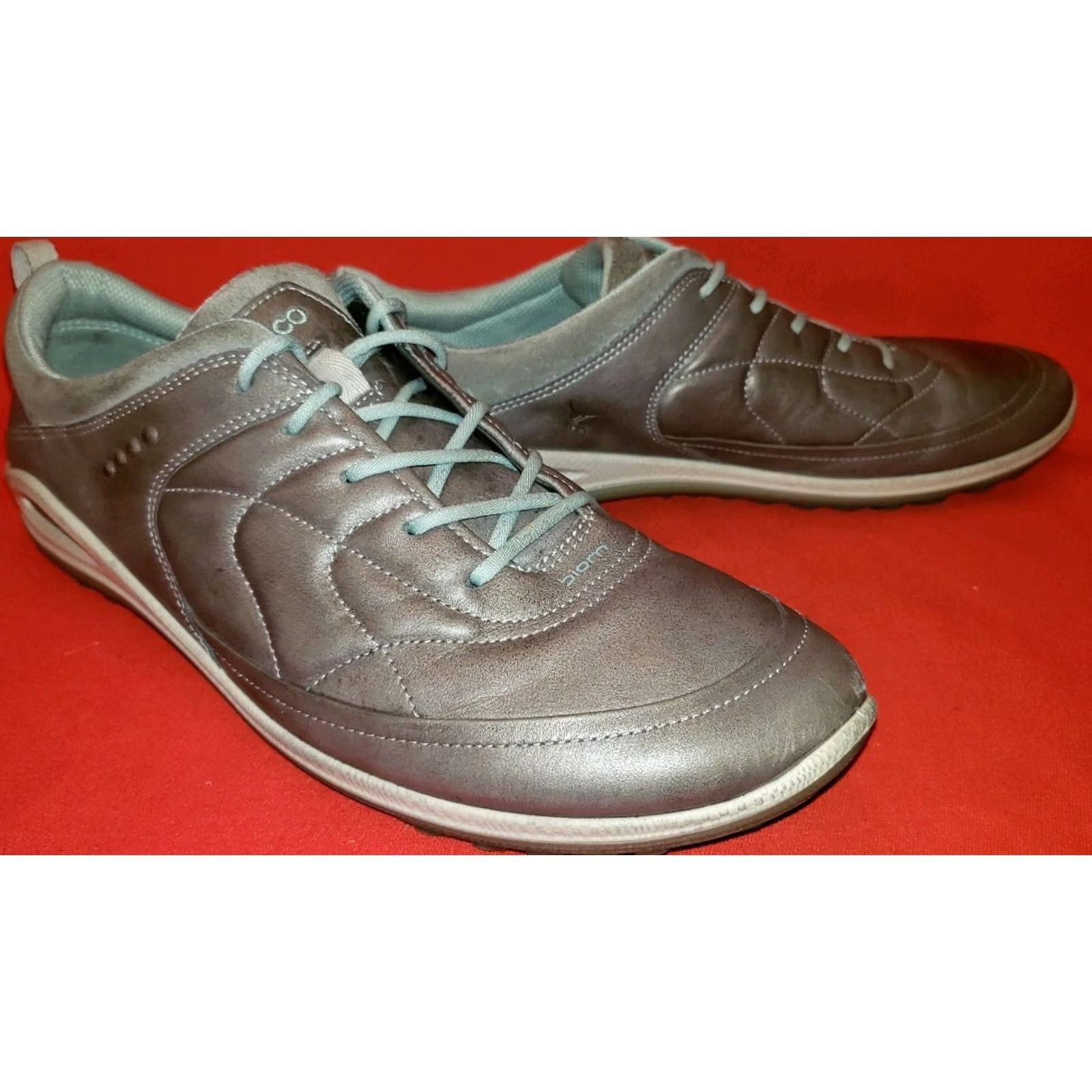 Ecco VINTAGE Ecco Biom Women's Sneaker Pewter 41EU 10.5M Yak Technology Shoes Size US 8 / IT 38 - 5 Thumbnail