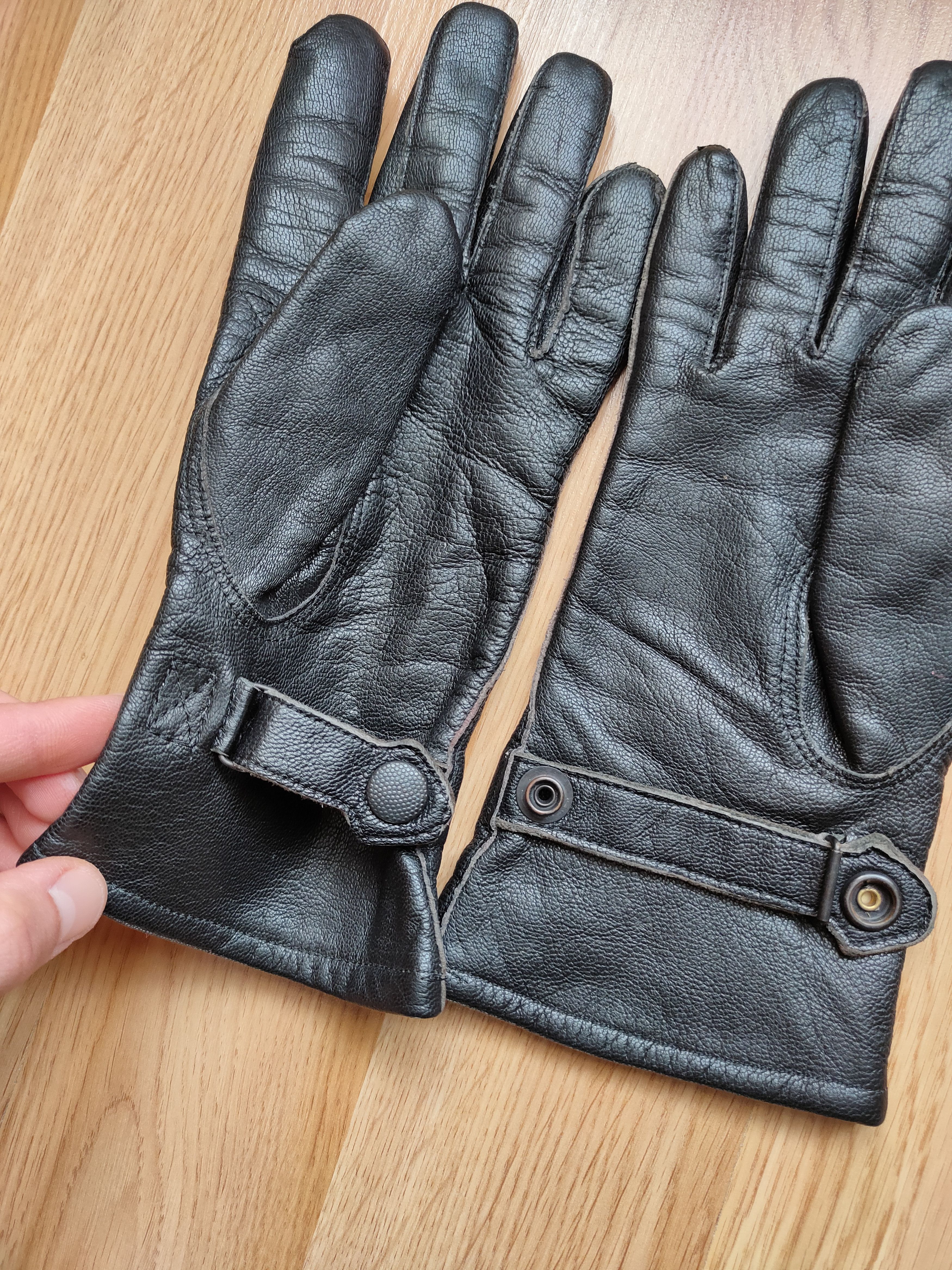 Designer Vintage Y2K Mens Leather Gloves KMA88 Size ONE SIZE - 5 Thumbnail
