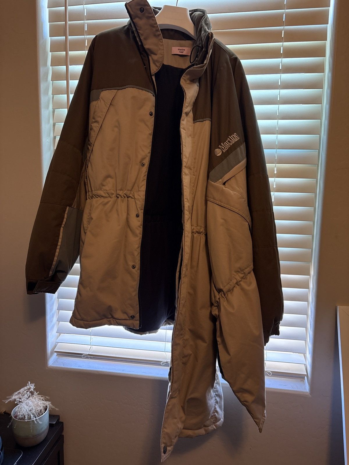 Martine Rose Martine Rose Blanket Anorak “Beige/Khaki” - Size Medium Size US M / EU 48-50 / 2 - 1 Thumbnail