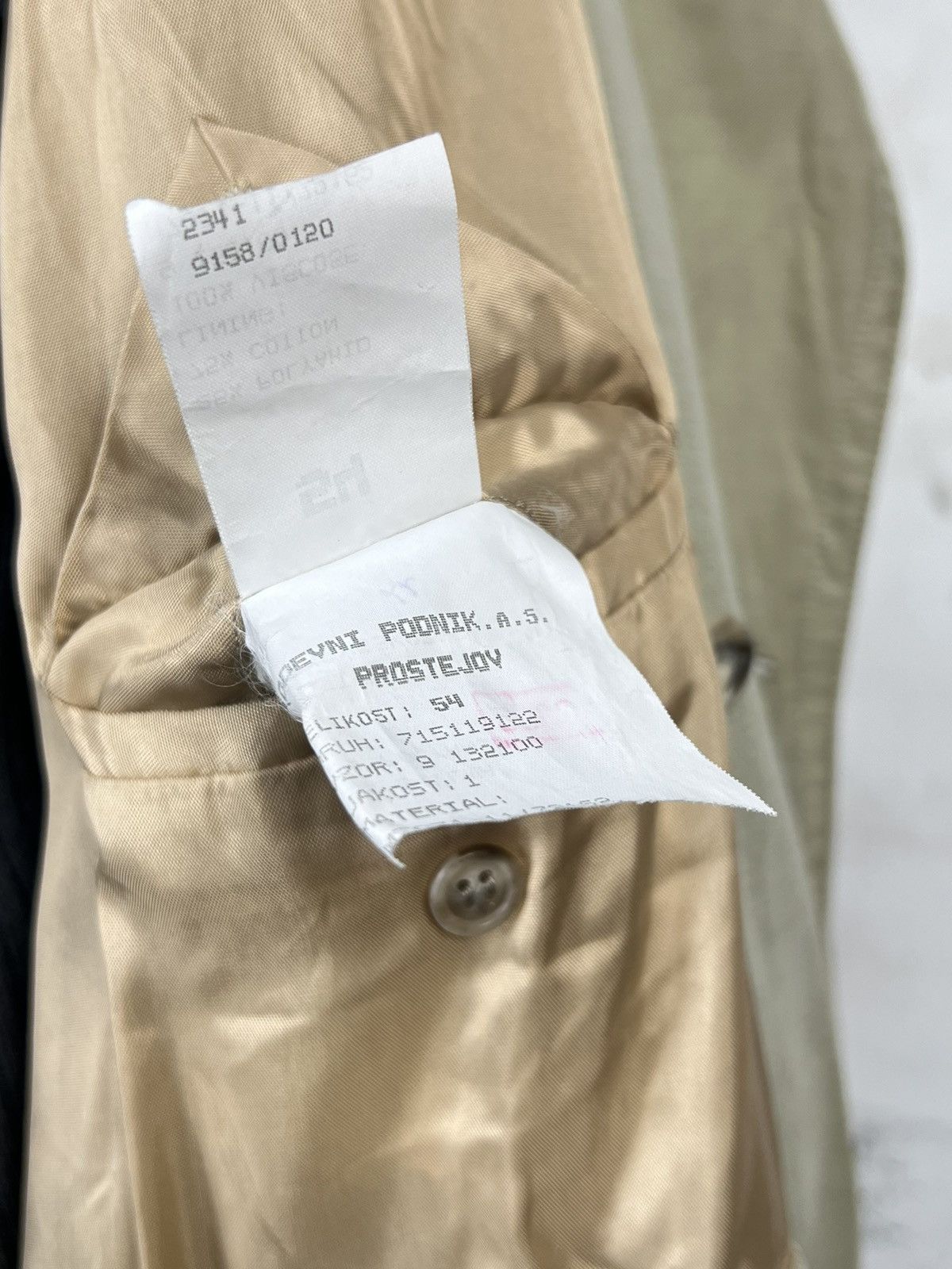 Vintage Vintage Double Breasted Trench Coat Belted Size 54 XL Size US XL / EU 56 / 4 - 11 Thumbnail