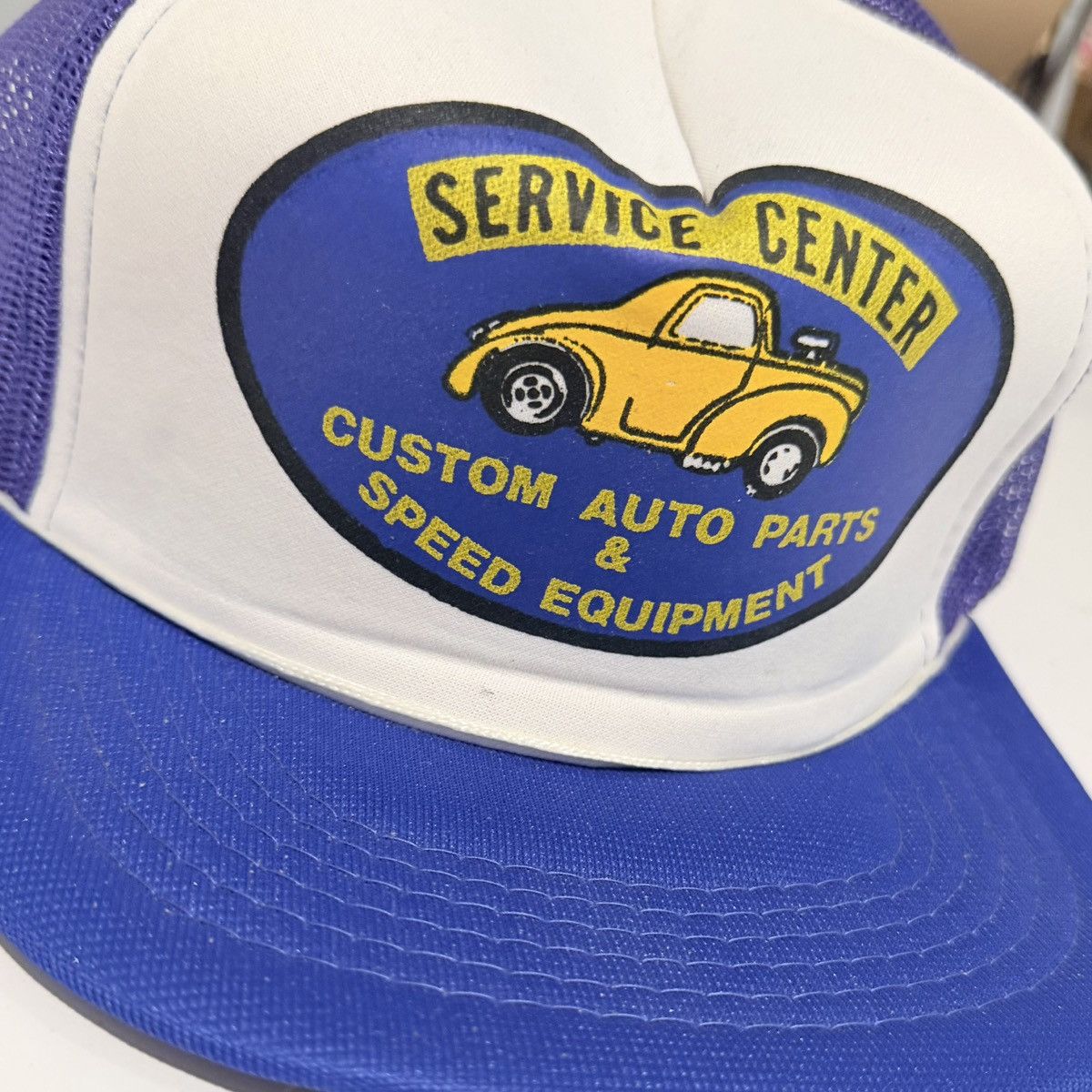 Vintage Vintage Classic Cars Service Center Trucker Hat Snap Back Size ONE SIZE - 2 Thumbnail