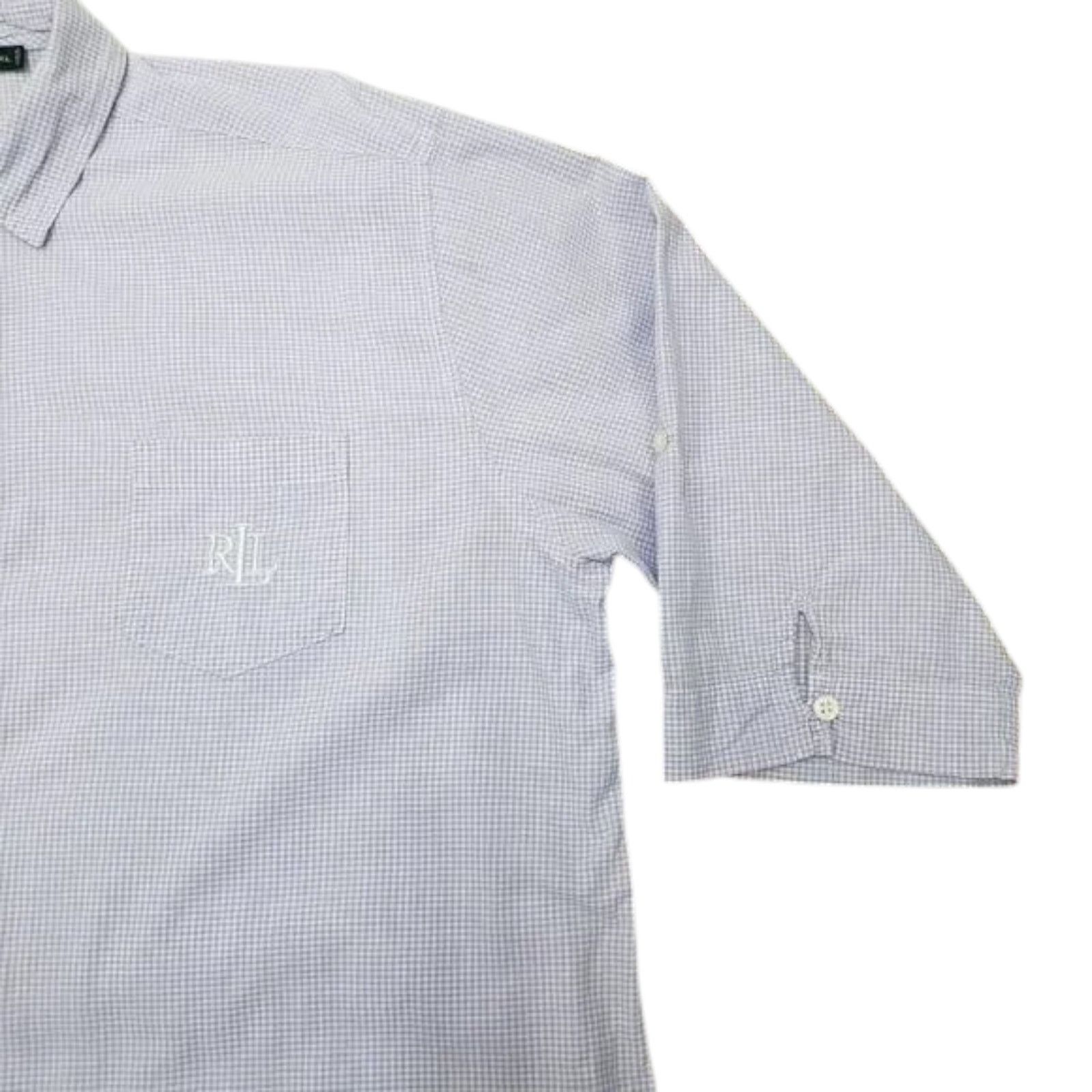 Lauren Ralph Lauren Lauren Ralph Lauren Shirt Embroidered RLL Check S/S XL Size US XL / EU 56 / 4 - 3 Thumbnail
