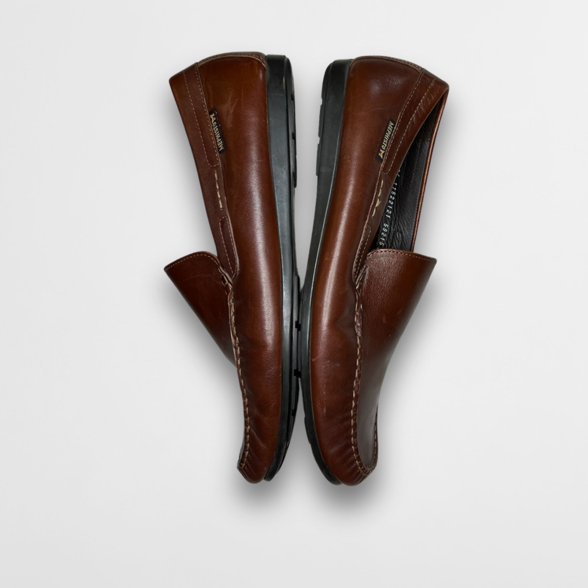 Mephisto Mephisto Algoras Brown Leather Mens Slip-On Loafers Size 13 Size US 13 / EU 46 - 8 Thumbnail