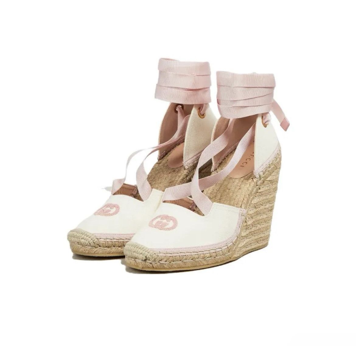 Gucci Gucci Espadrille with Ribbon Tie size 39.5 Size US 9.5 / IT 39.5 - 1 Thumbnail