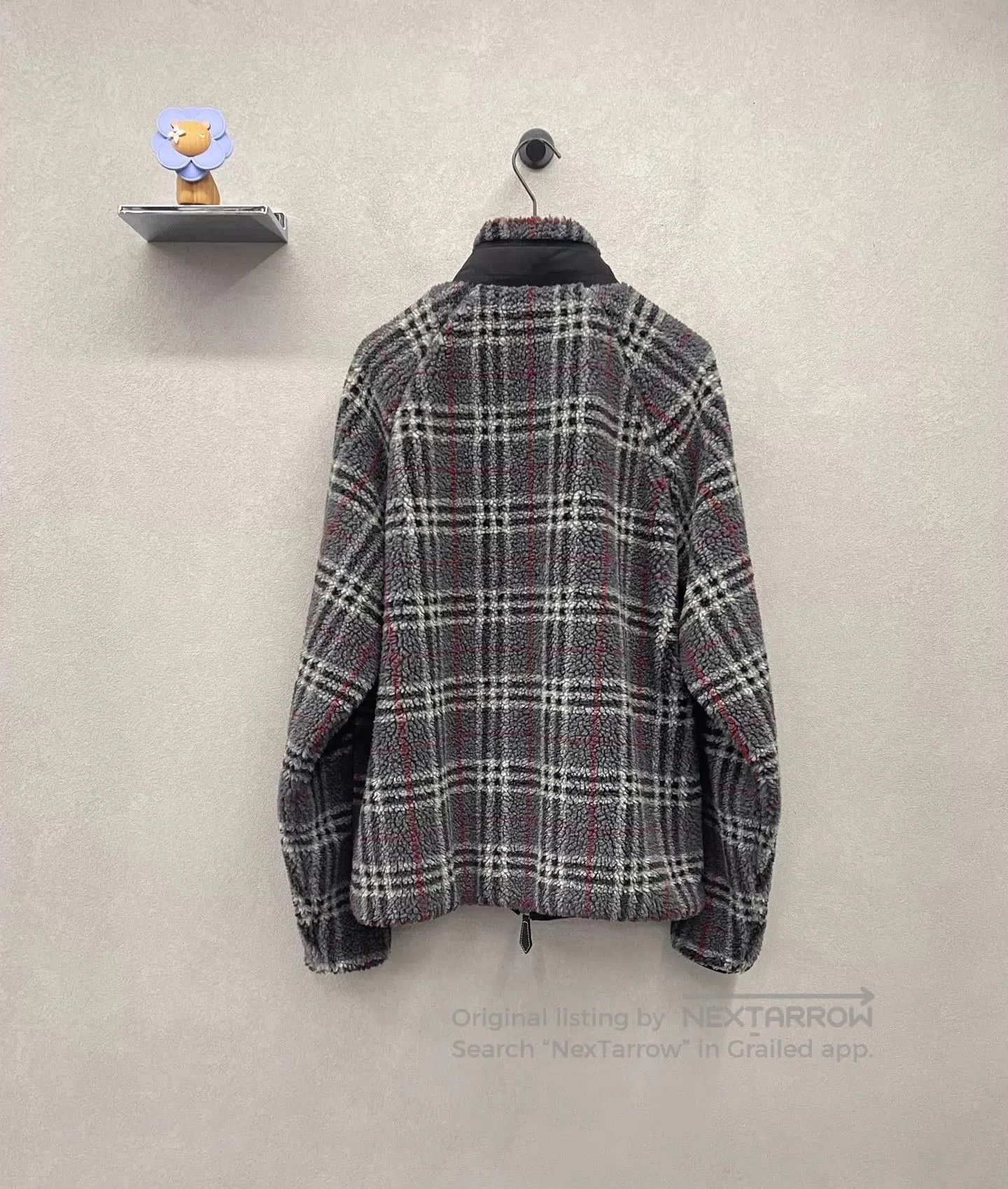 Burberry Plaid Fleece Zip-Up Jacket - Multi, Size M. Size US M / EU 48-50 / 2 - 2 Thumbnail