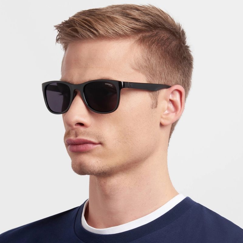 Carrera Carrera 8054/S 0003 M9 Sunglasses Black Square Frame Size ONE SIZE - 2 Thumbnail