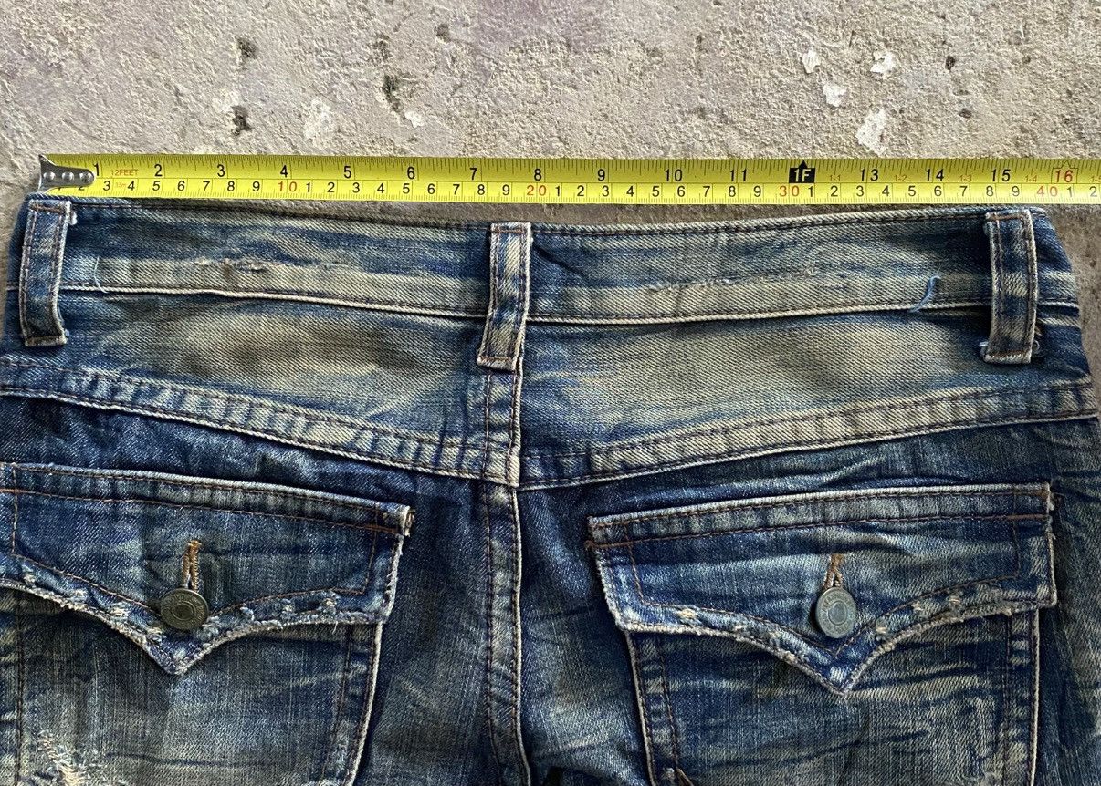 Tornado Mart Agate Label Rusty Whiskers Flare Denim Size US 31 - 11 Thumbnail