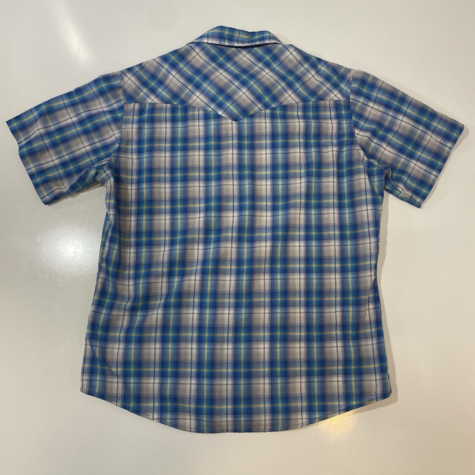 Wrangler Wrangler Retro Western Pearl Snap Shirt Men’s M Blue Plaid Size US M / EU 48-50 / 2 - 7 Thumbnail