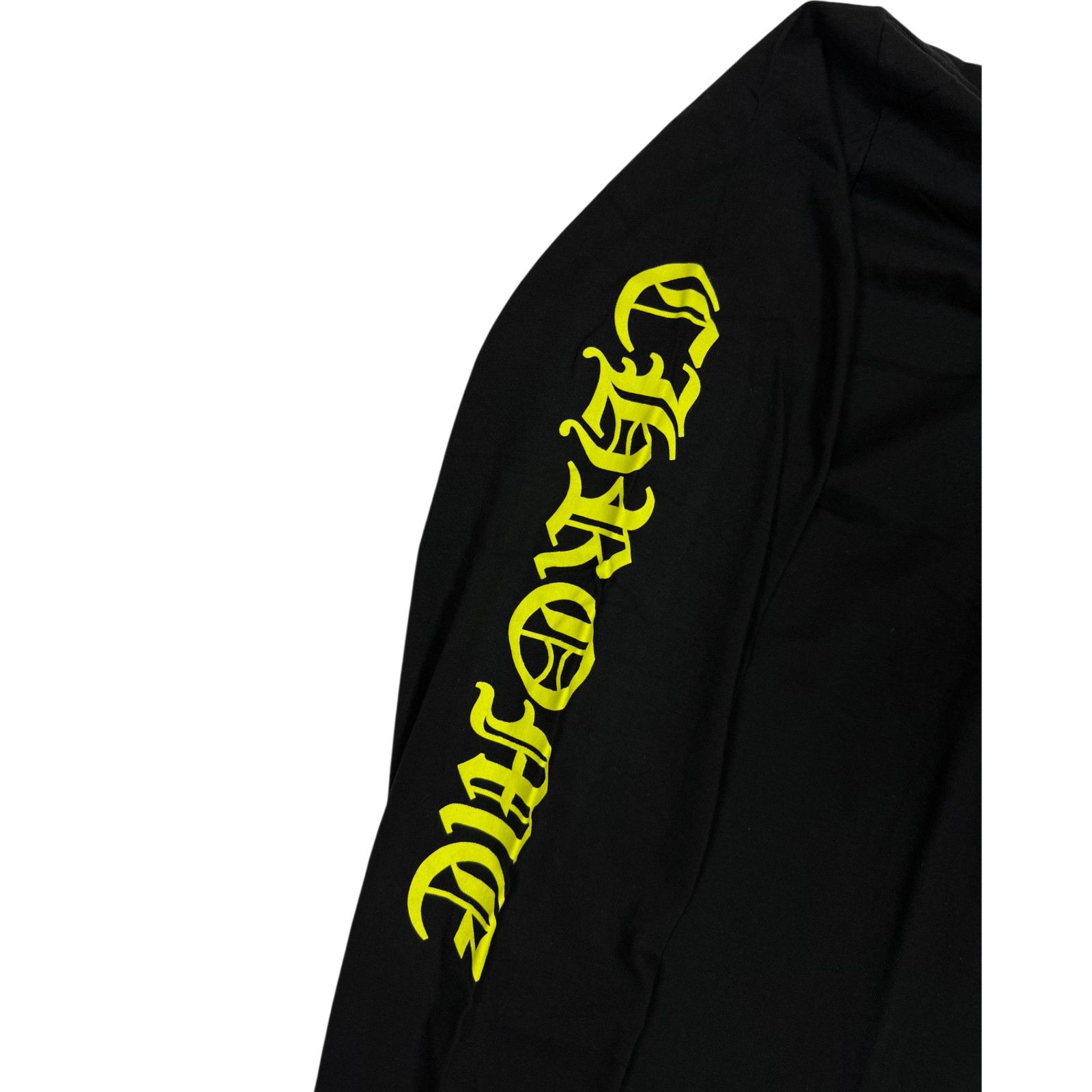 Chrome Hearts Chrome Hearts Black Yellow Neck Logo Longsleeve Size US XL / EU 56 / 4 - 3 Thumbnail