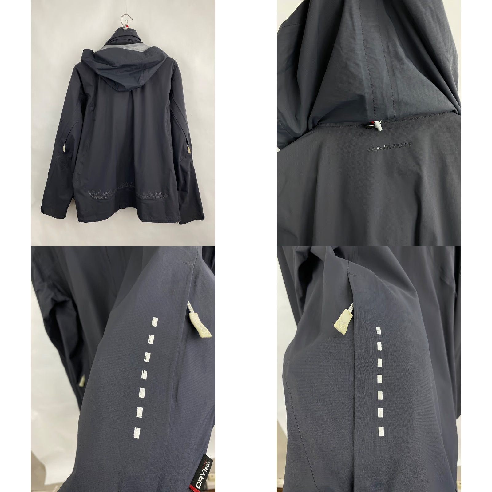 Mammut Mammut Dry Tech Outdoor Jacket XL Gray Men's Outdoor Jacket Size US XL / EU 56 / 4 - 9 Thumbnail
