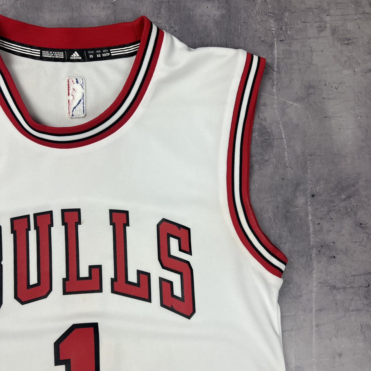 Adidas Rare! Derick Rose 1 Adidas Chicago Bulls Jersey Tank Top Size US M / EU 48-50 / 2 - 4 Thumbnail