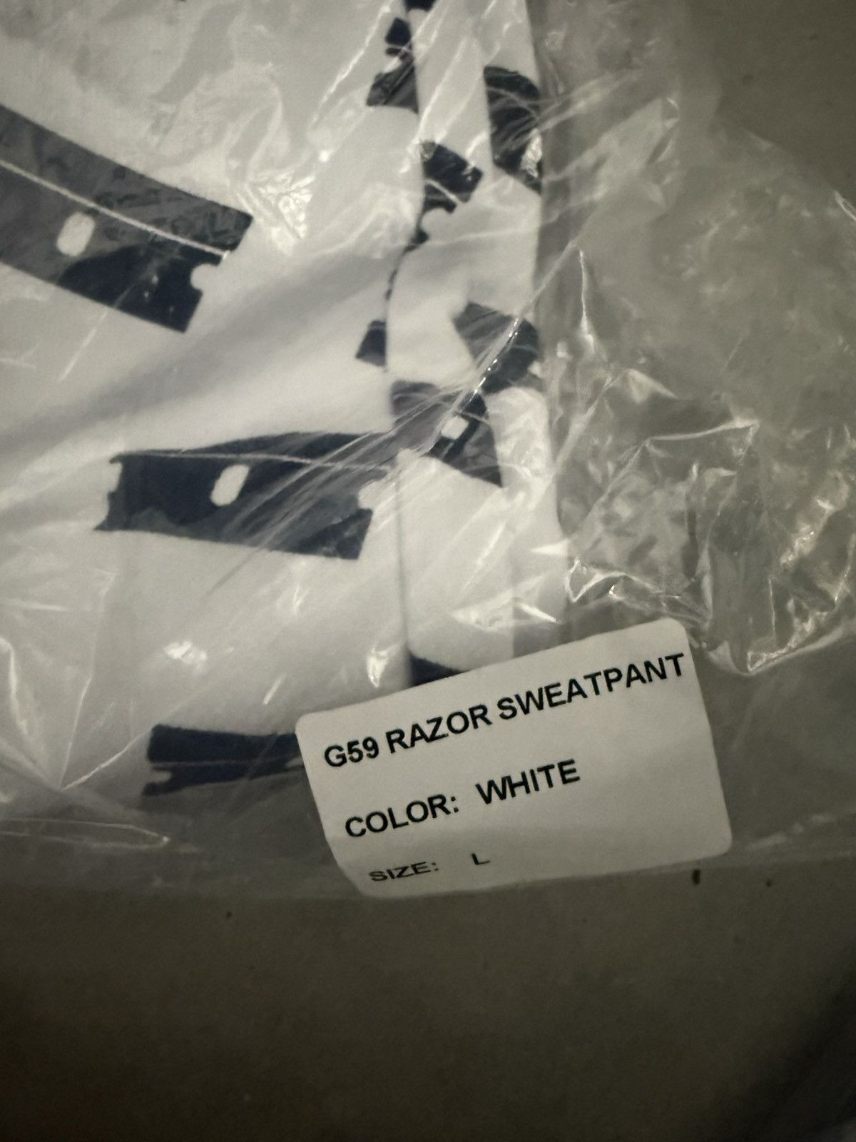 G59 Records G59 Records x Suicideboys White Razor Sweatpants Size US 34 / EU 50 - 3 Thumbnail