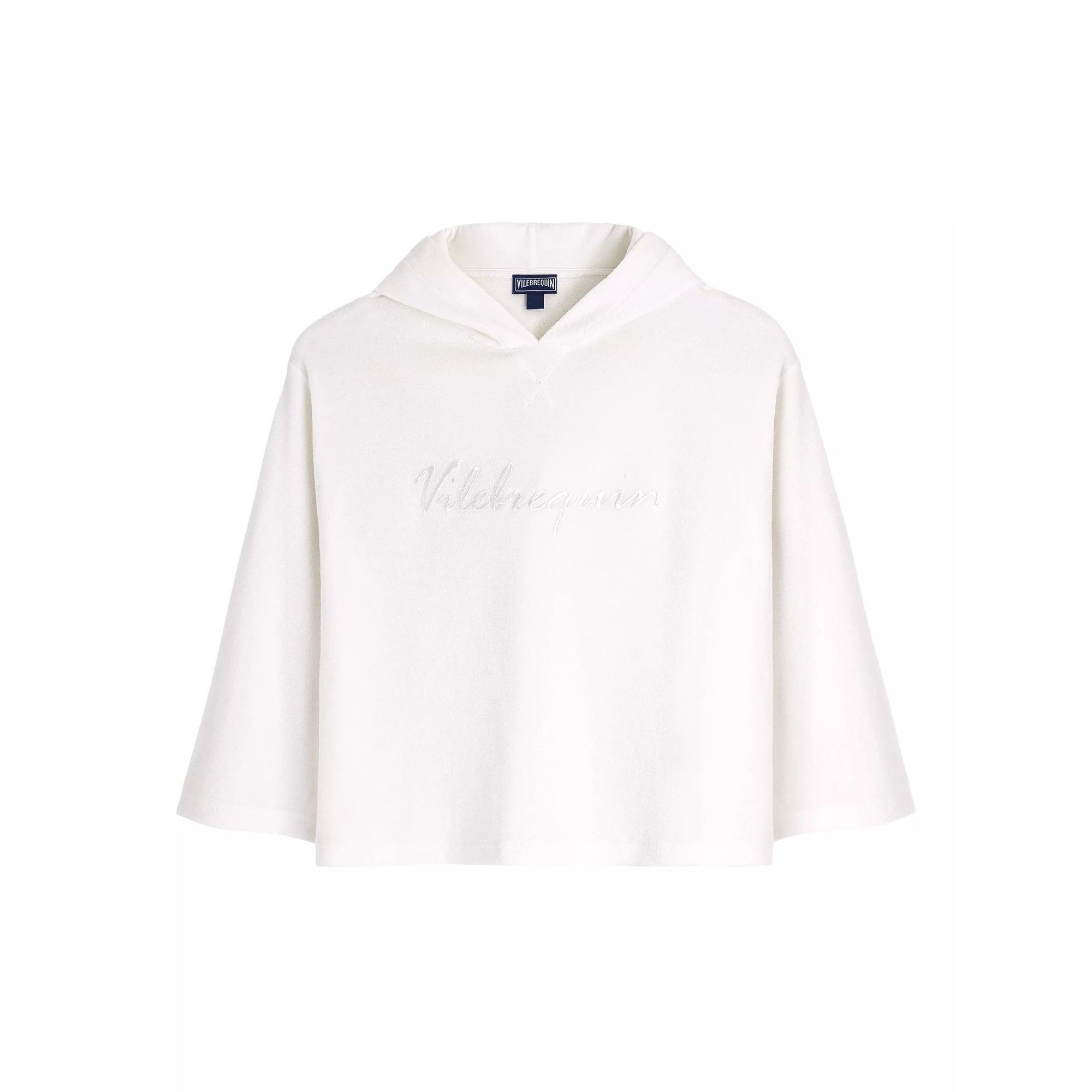 Vilebrequin Vilebrequin Chalk Terry Logo Hoodie Cover-Up Size S / US 4 / IT 40 - 3 Thumbnail