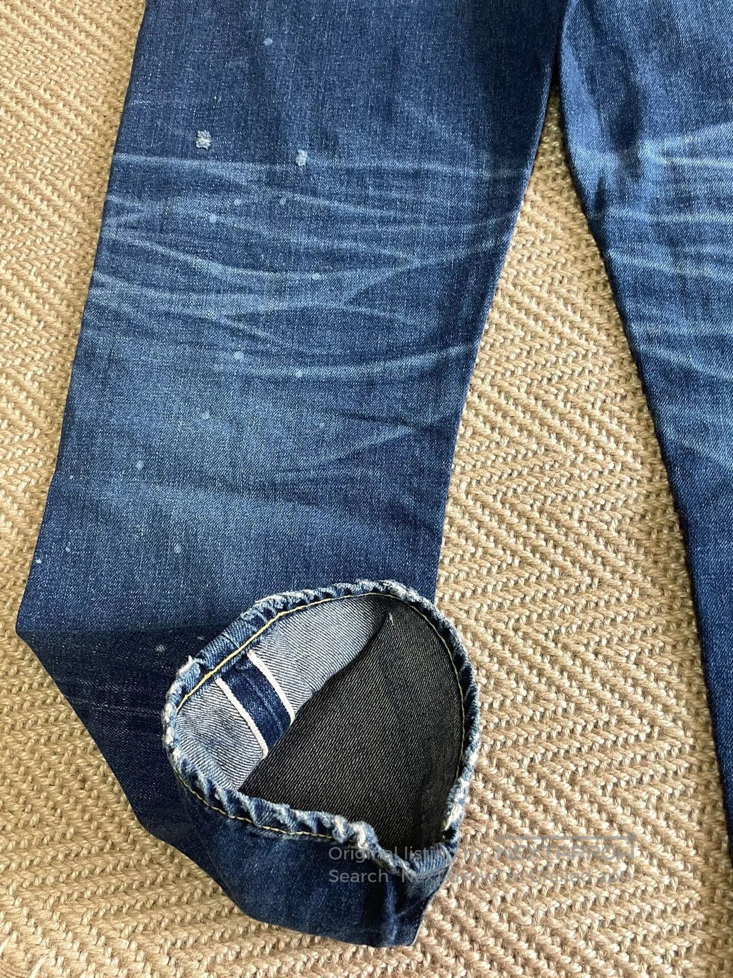 denim by vanquish & fragment electric pants.