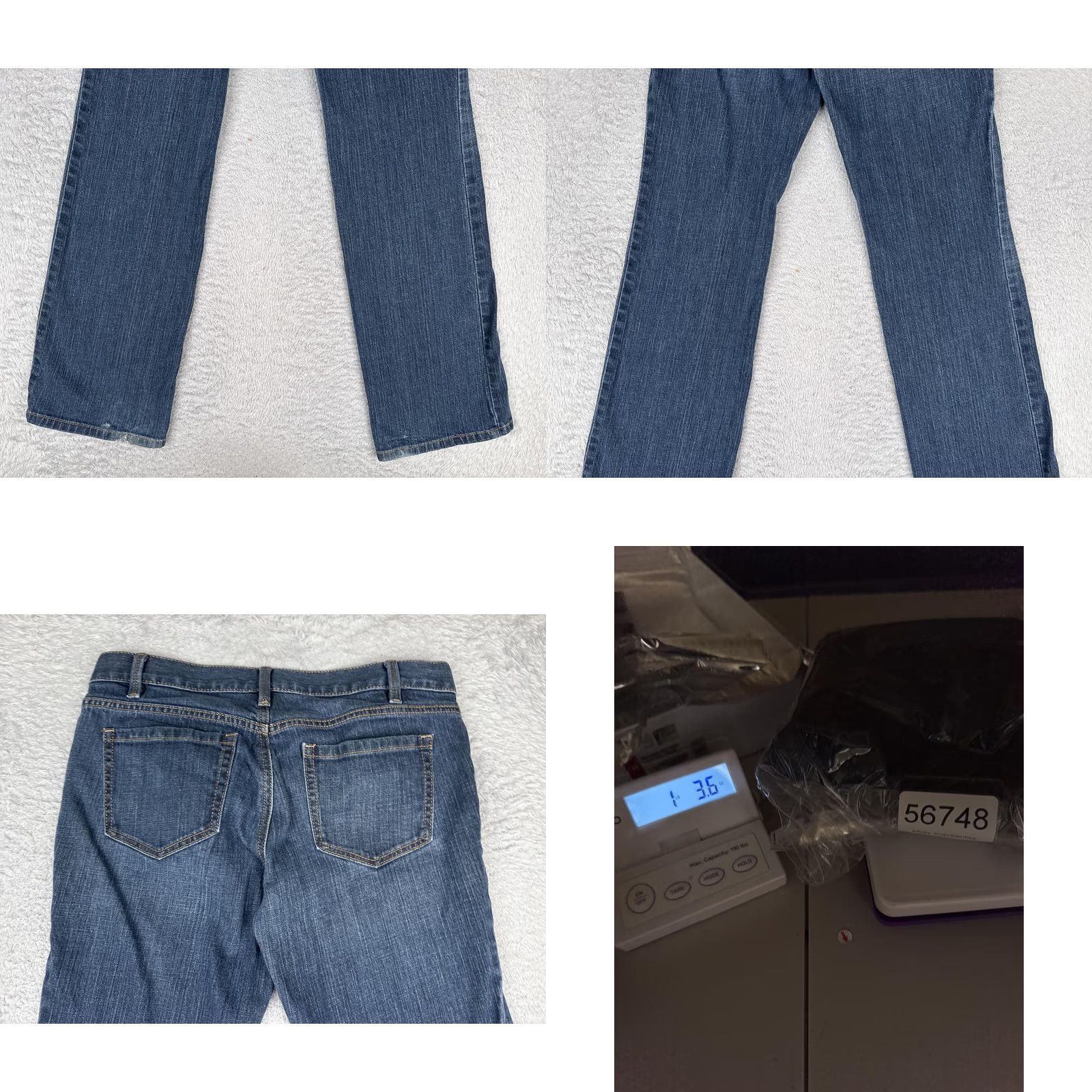 Loft LOFT Modern Boot Bootcut Jeans Womens 8 Blue Med Wash Mid Rise Stretch 31x32 Jeans Size 30" / US 8 / IT 44 - 10 Thumbnail