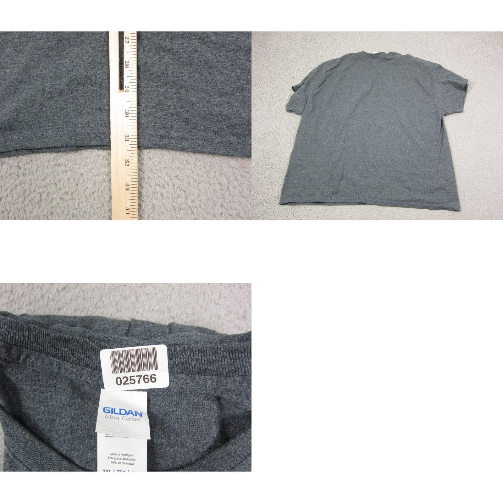 Gildan KISS Shirt Mens 3XL Gray 2019 End of the Road Farewell Tour Concert Y2k T-Shirt Logo Gildan Cotton Short Sleeve Crew Neck Regular Vintage: No Size US XXL / EU 58 / 5 - 8 Thumbnail