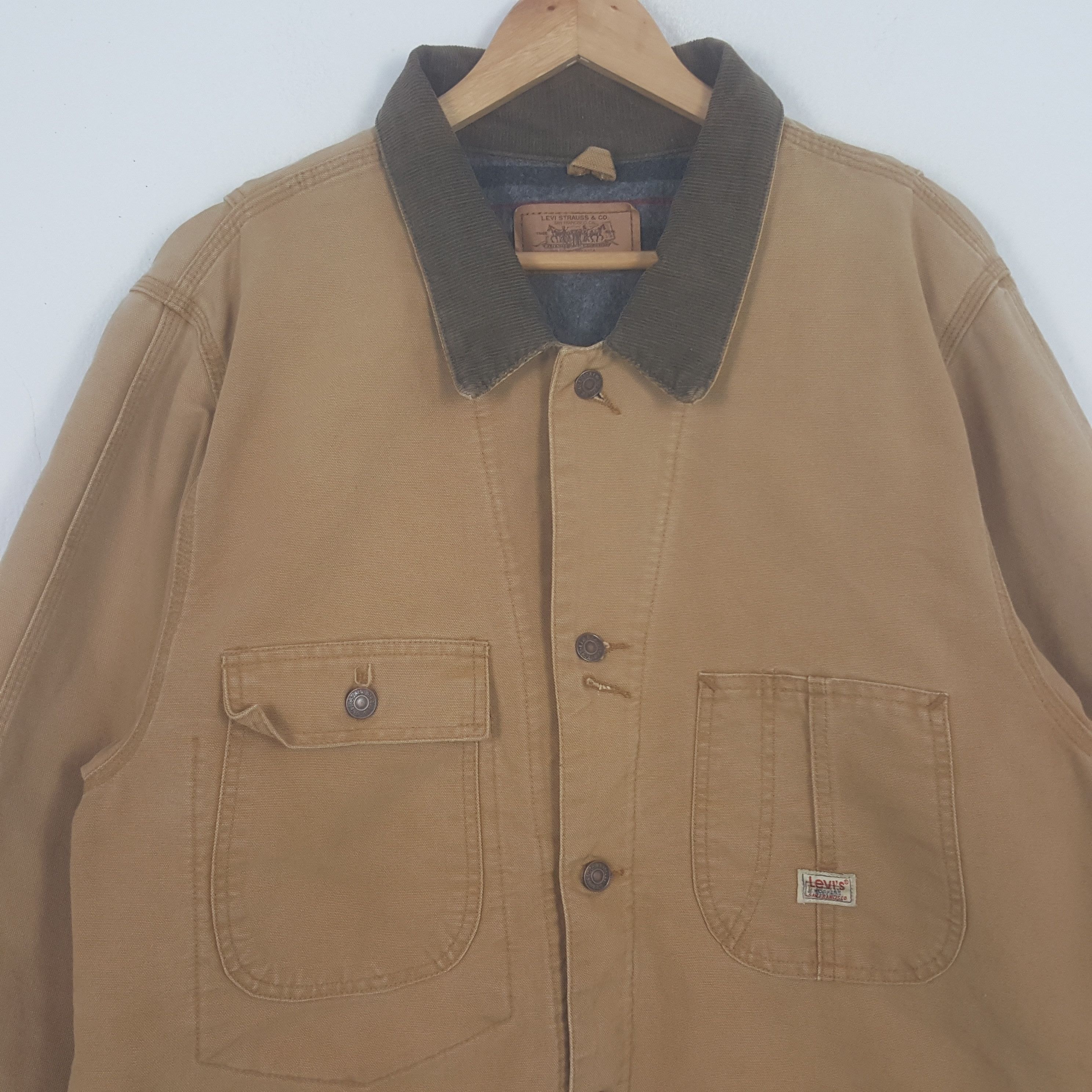 Levi's × Vintage Vintage Levi's American Style Multi Pocket Jacket Size US XL / EU 56 / 4 - 2 Thumbnail