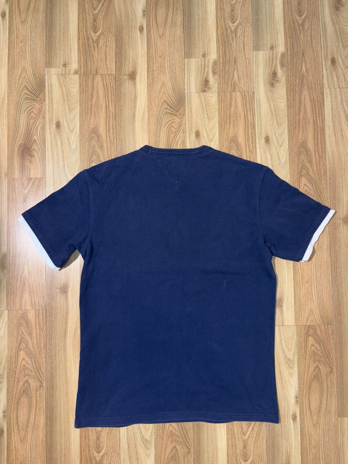 Tommy Jeans Tommy Jeans 2018 Center Graphic Mock-Layer Ringer Tee Size L Size US L / EU 52-54 / 3 - 2 Thumbnail