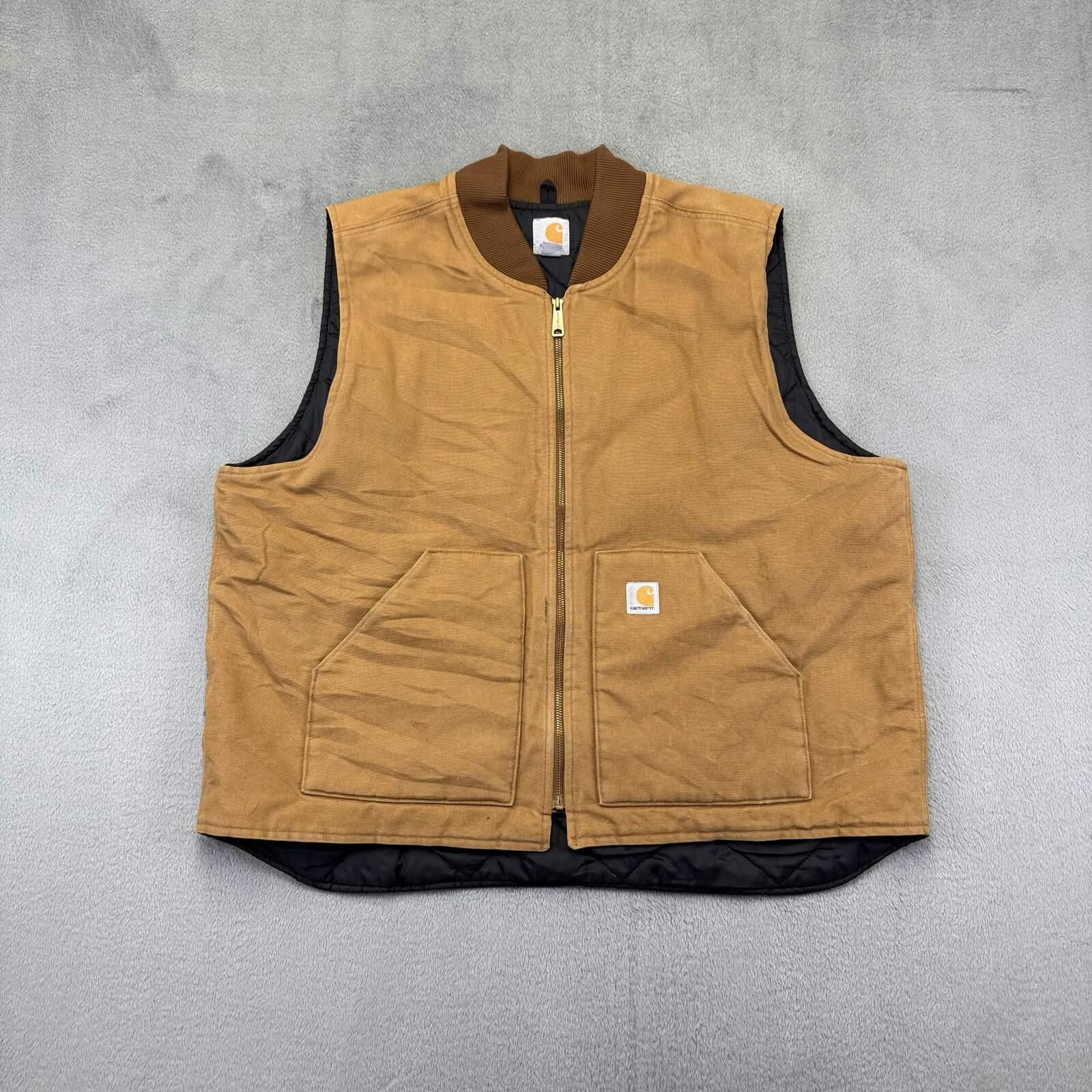 Carhartt Carhartt Men's V01 Arctic Quilt-Lined Duck Vest Size ONE SIZE - 1 Thumbnail