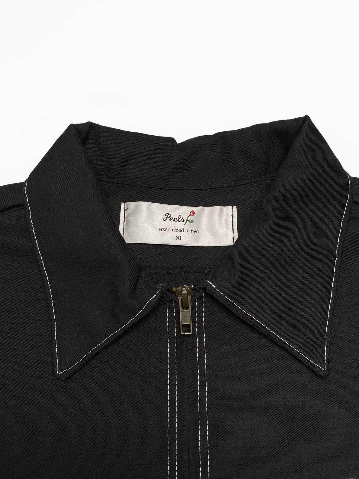 Other Peels NYC Contrast Stitch Rose Patch Work Jacket Size US XL / EU 56 / 4 - 4 Thumbnail