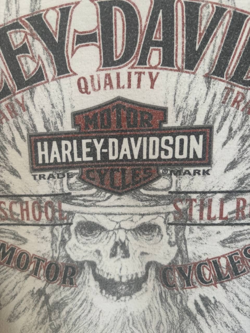 Harley Davidson Harley Davidson Motor Cycles XL White T Shirt Size US XL / EU 56 / 4 - 13 Thumbnail