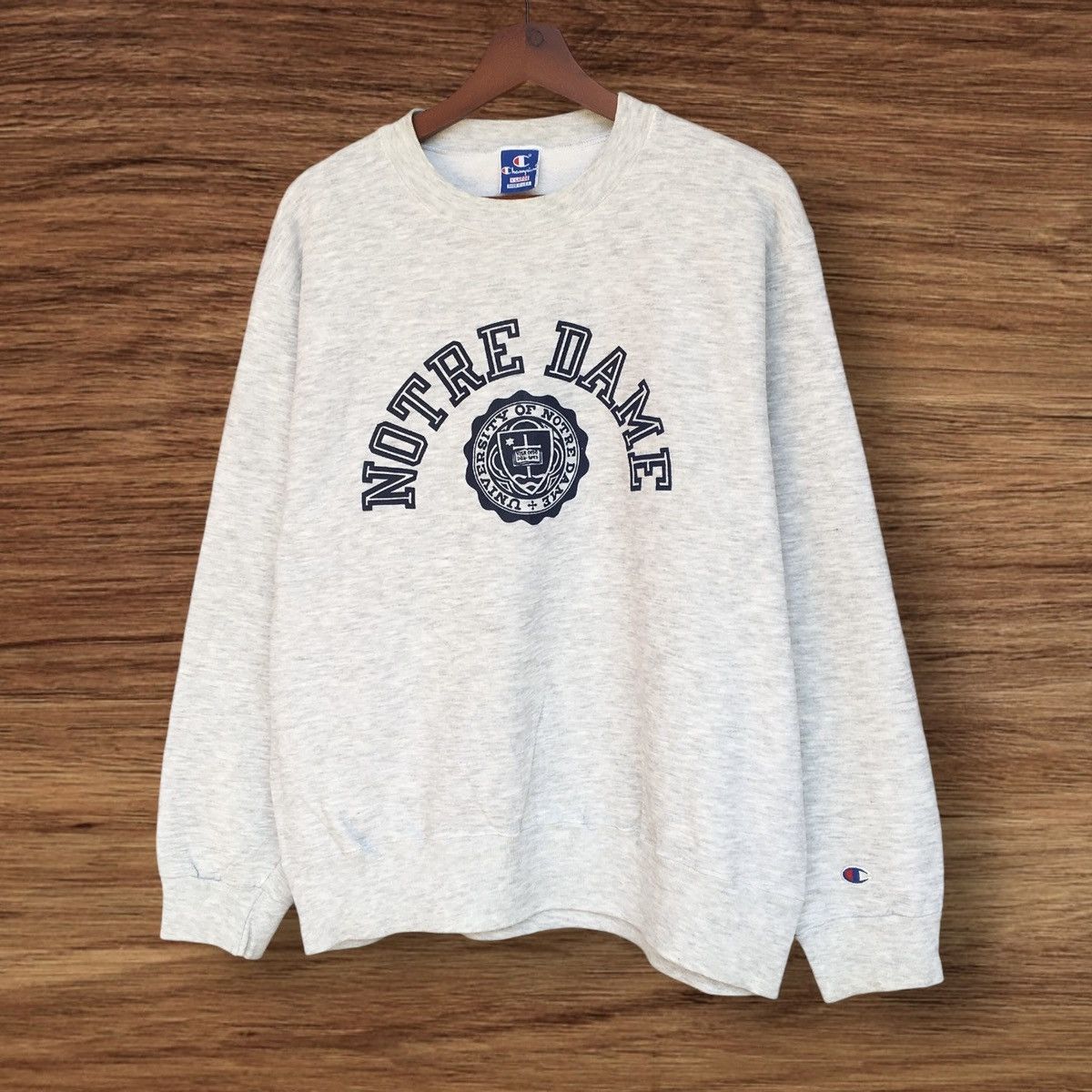 Champion Rare! Vintage 80s Champion Notre Dame University Size XL / US 12-14 / IT 48-50 - 2 Thumbnail