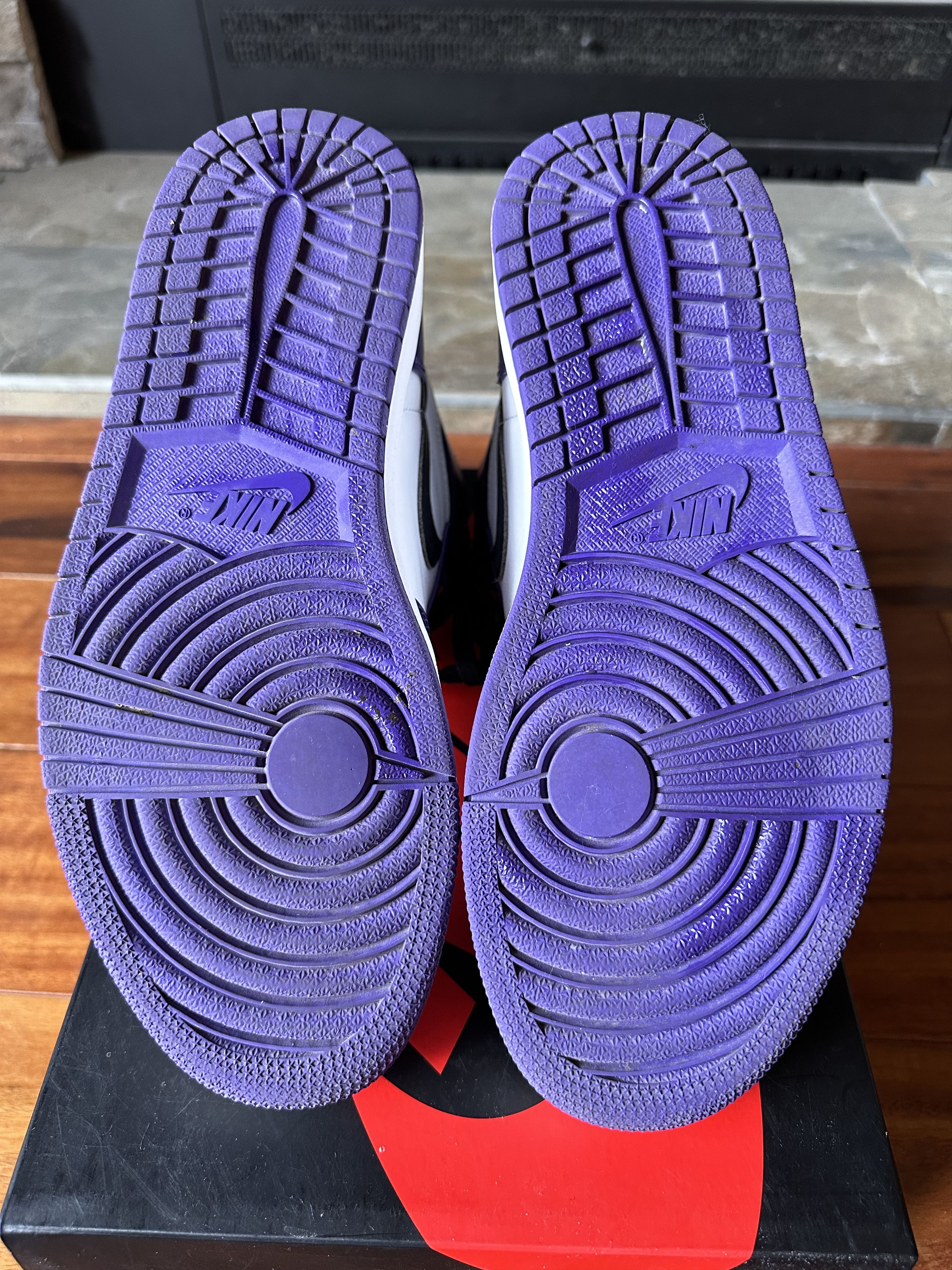 Jordan Brand Nike Air Jordan 1 High Court Purple Size US 8.5 / EU 41-42 - 9 Thumbnail