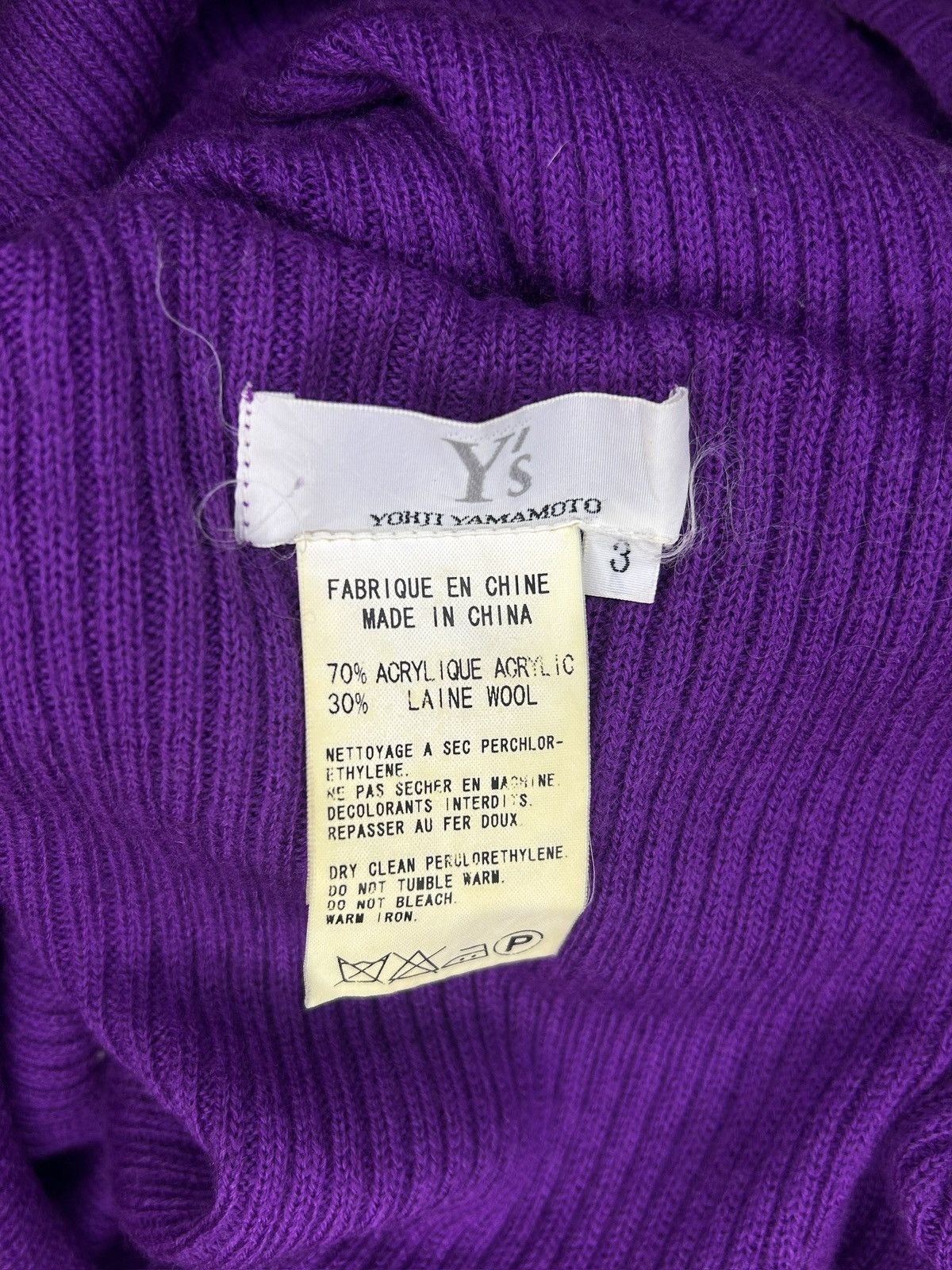 Y's F/W 03 Oversized Disproportion Turtleneck Size S / US 4 / IT 40 - 10 Thumbnail