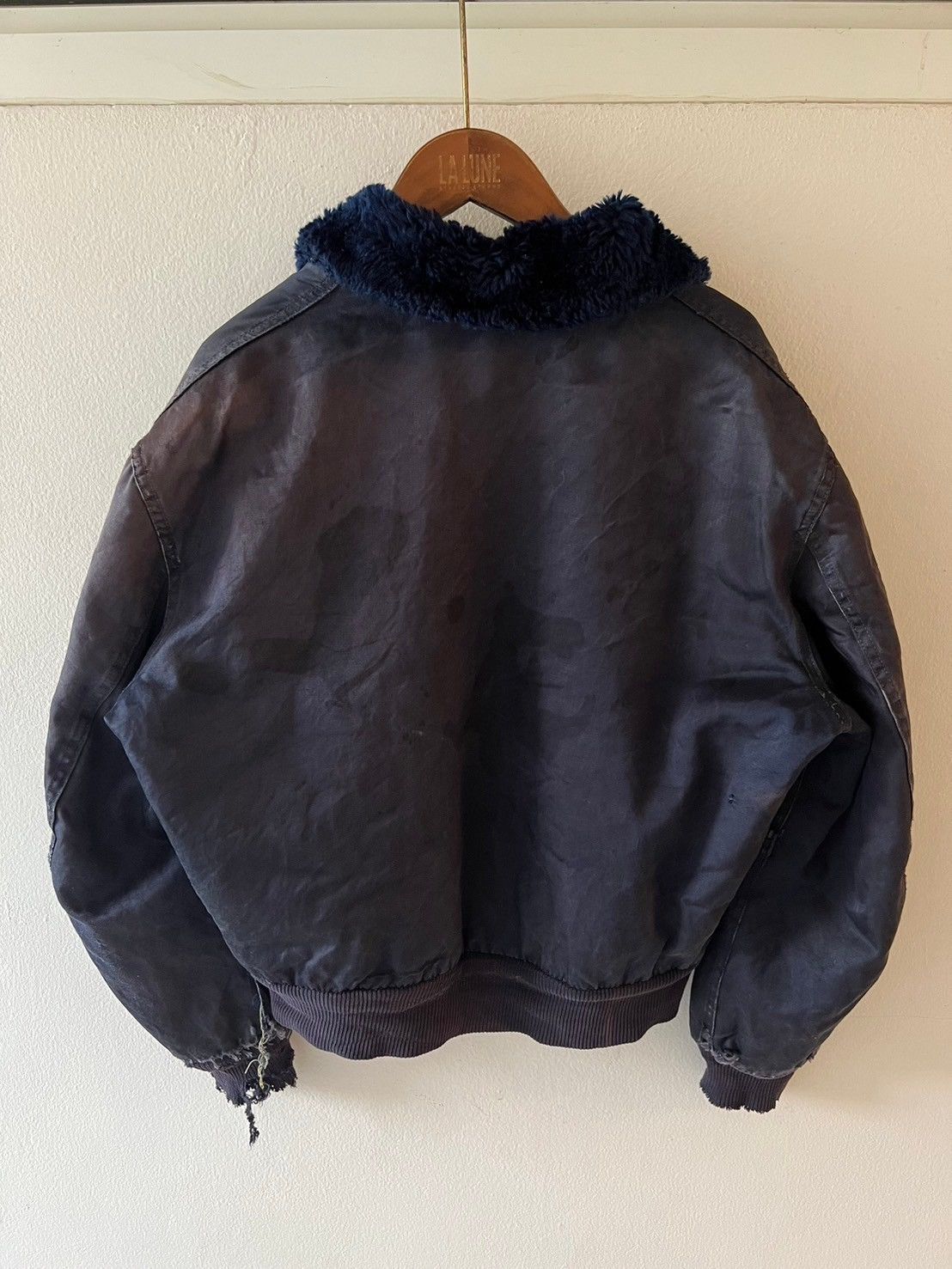 Vintage Vintage Aldencrest Line Fur Bomber Flight Jacket Size US M / EU 48-50 / 2 - 22 Thumbnail