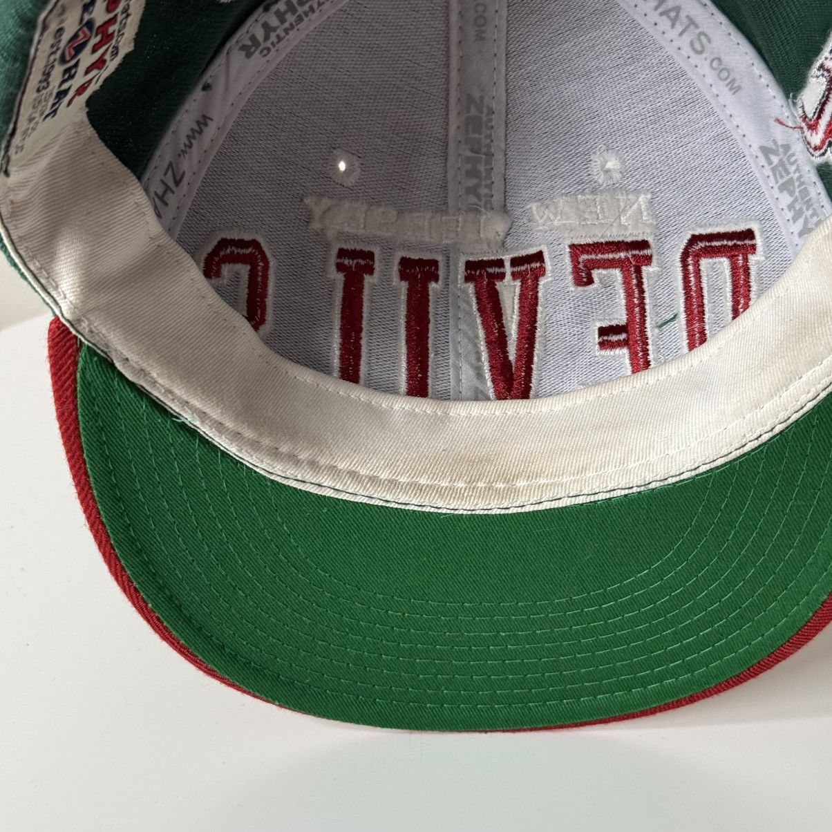 Vintage Vintage New Jersey Devils NHL Snapback Hat – Zephyr Z-Hat Size ONE SIZE - 9 Thumbnail