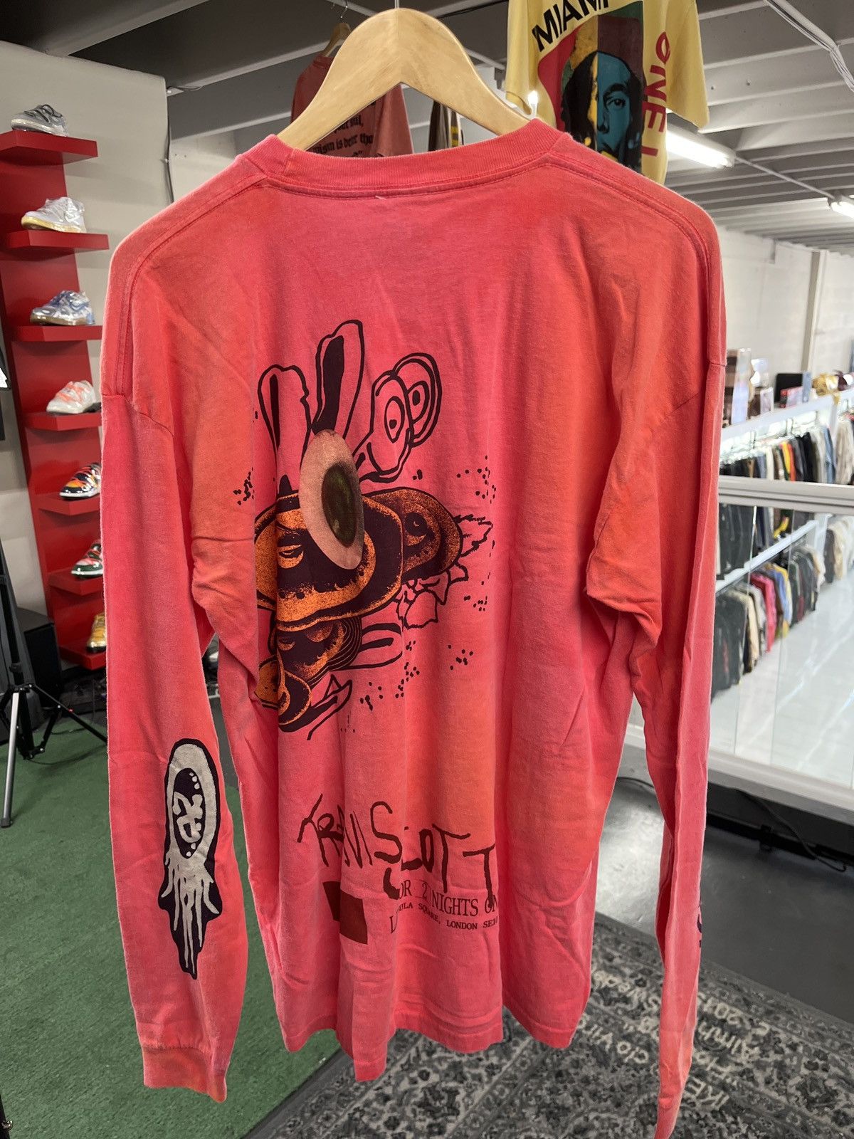 Travis Scott Travis Scott O2 Live Tie-Dye Long Sleeve T-Shirt Size US L / EU 52-54 / 3 - 2 Thumbnail